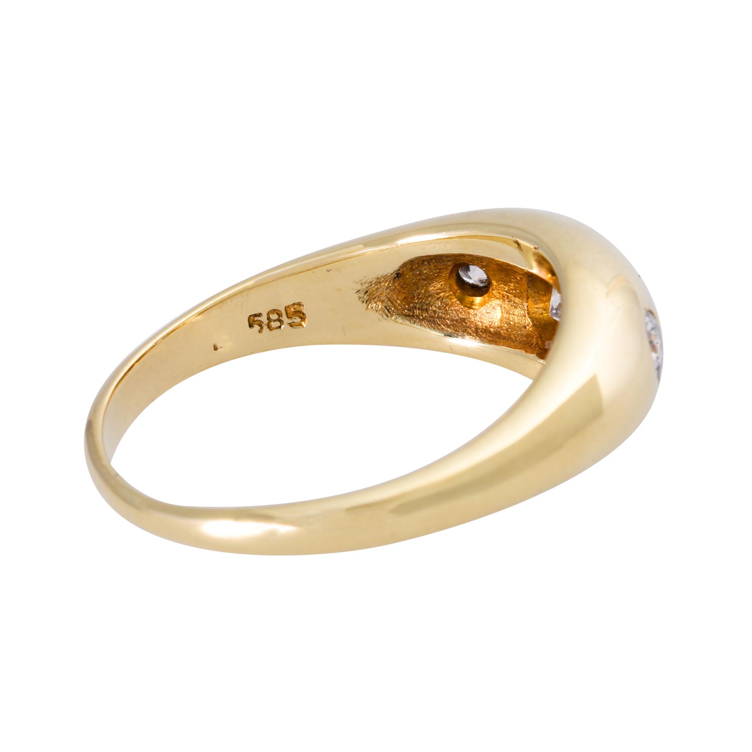 Ring mit 3 Brillanten zus. ca. 0,6 ct, - Image 3 of 5