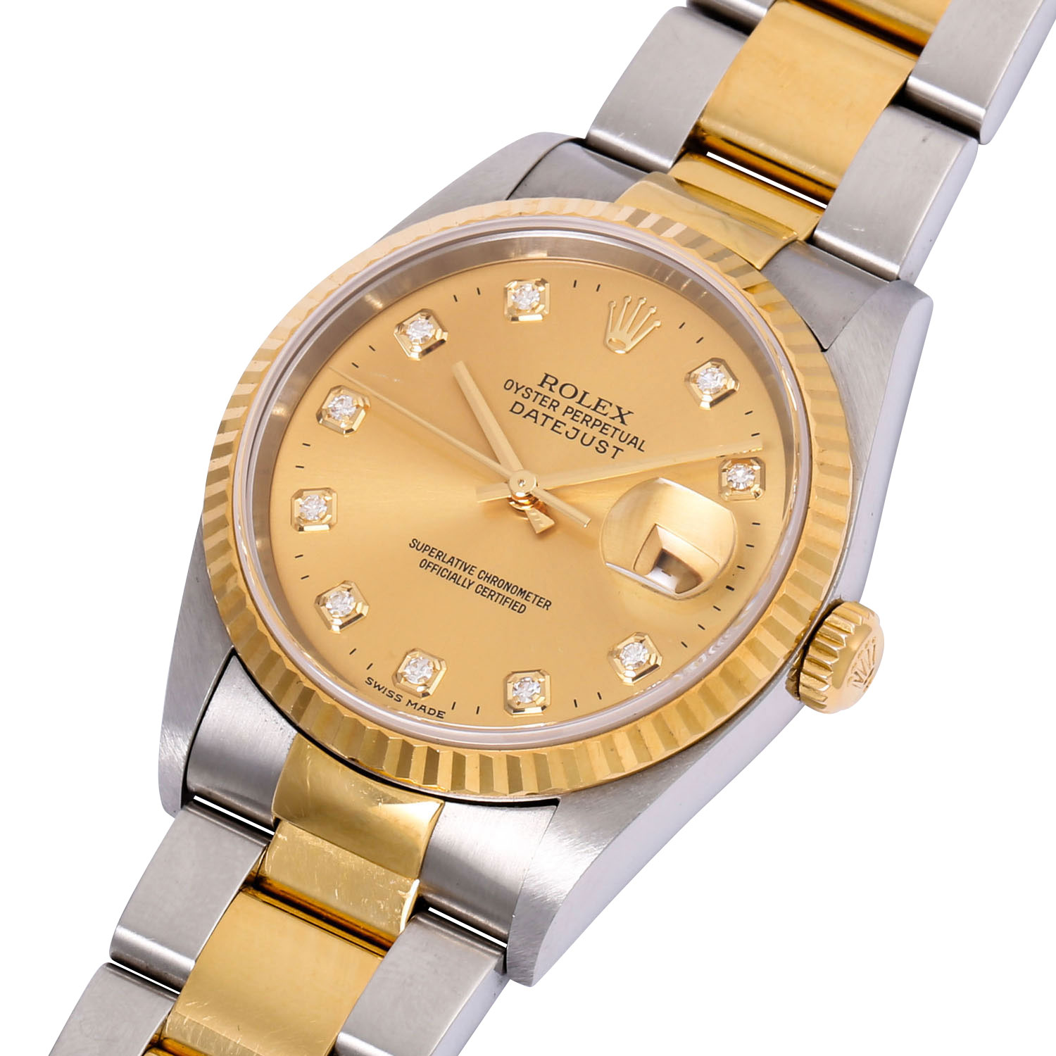 ROLEX Datejust 36 Ref. 16233 Herrenarmbanduhr von 2004 - Bild 5 aus 8