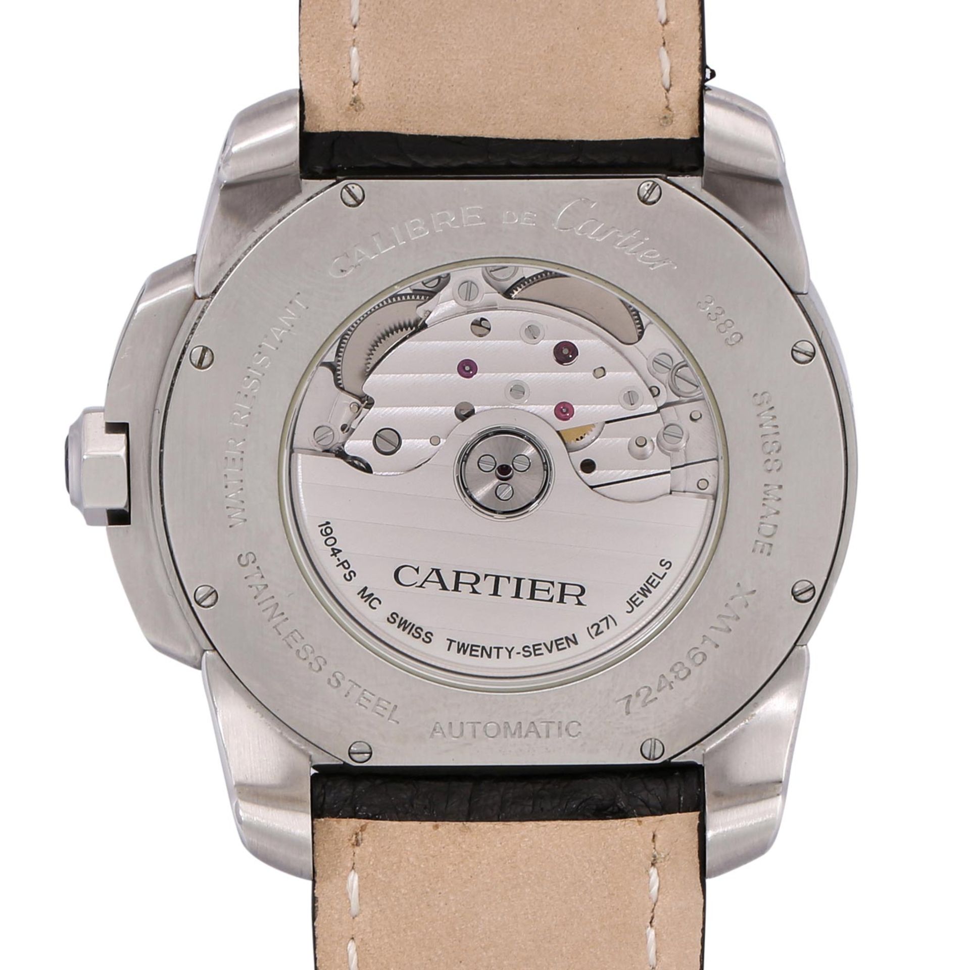 CARTIER Calibre de Cartier, Ref. 3389, Armbanduhr - Bild 2 aus 8