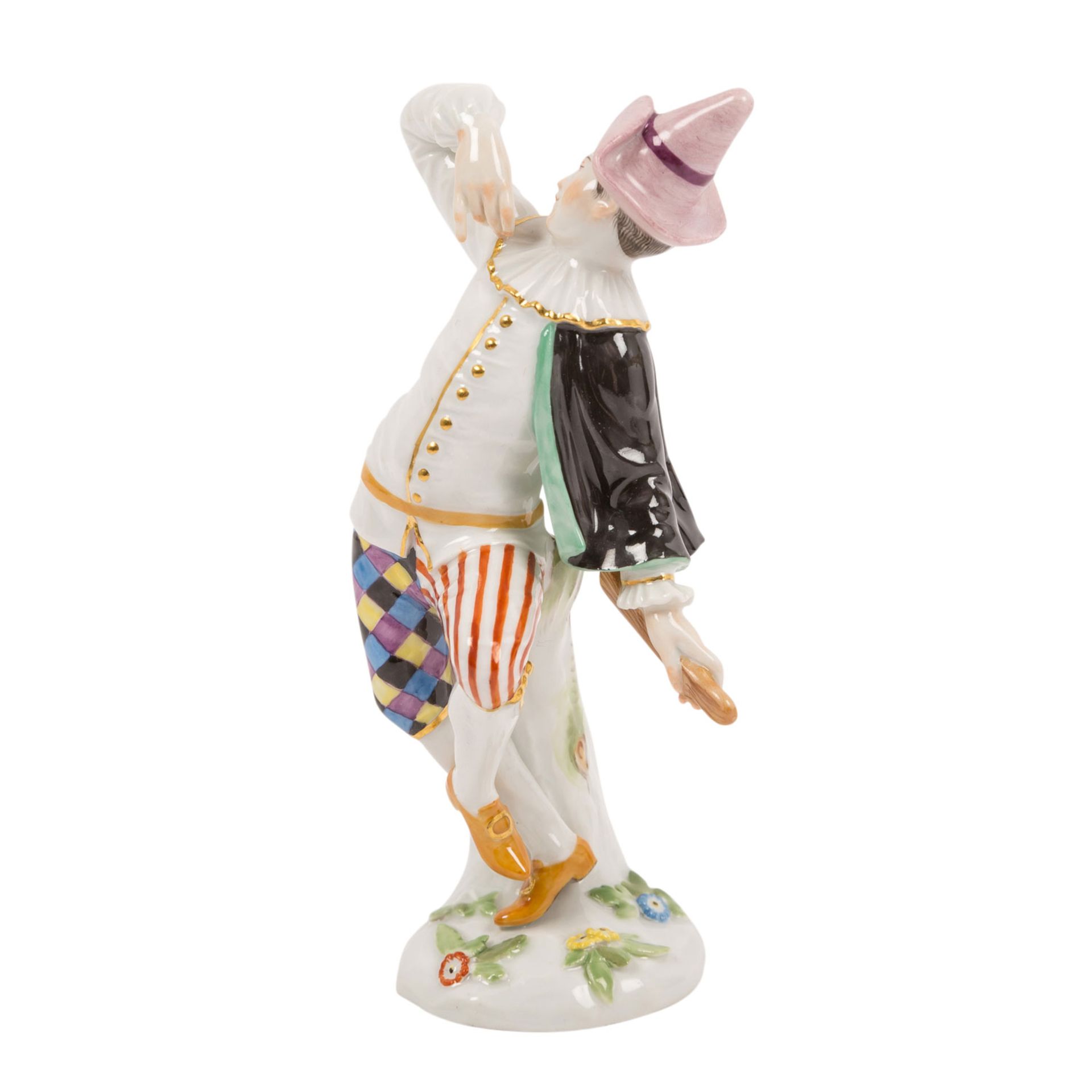 MEISSEN "Tanzender Harlekin" 20.Jh. - Bild 2 aus 6