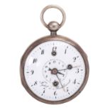 FEYTEL Á MONTELIMART Spindeltaschenuhr mit Wecker ca. 1800.