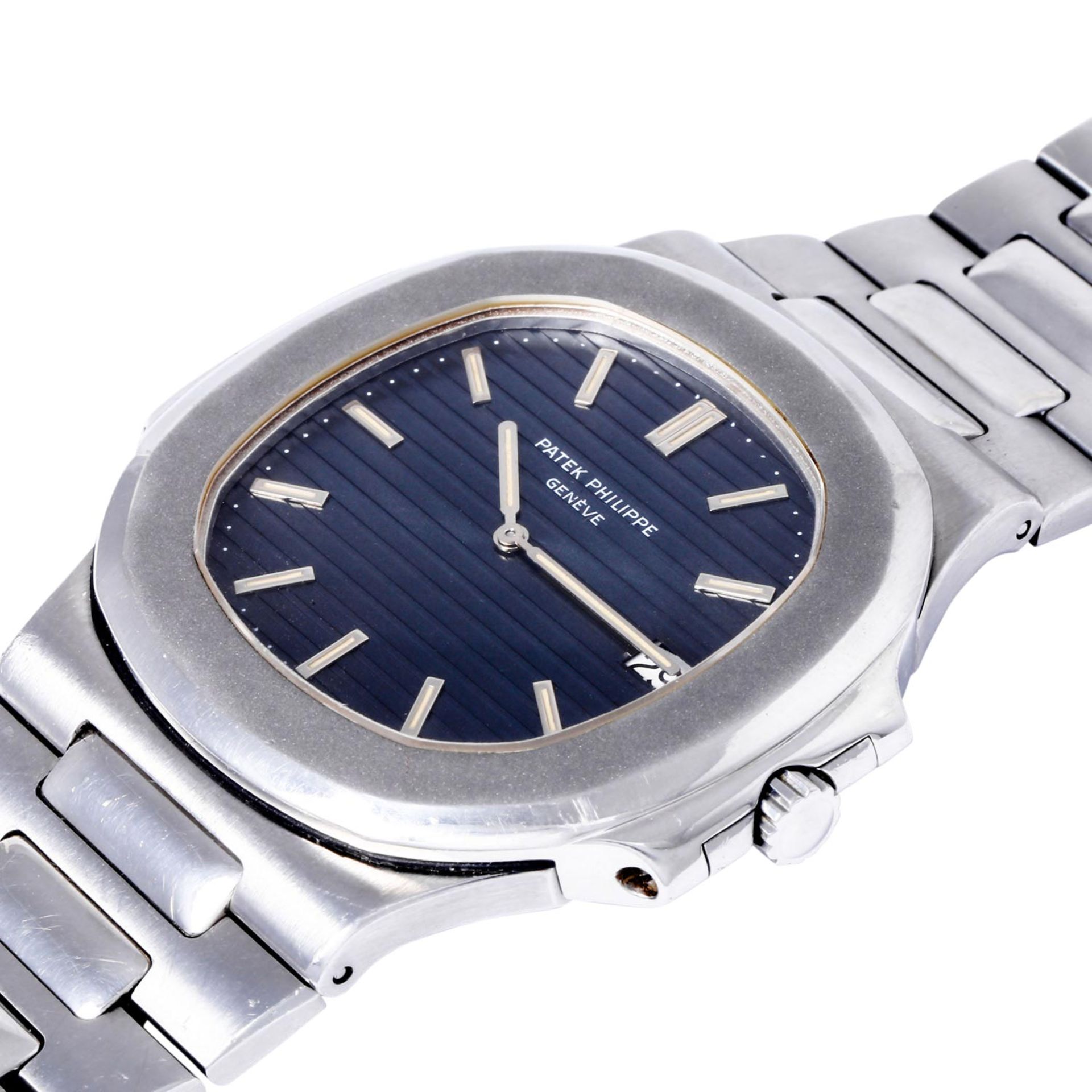 PATEK PHILIPPE Vintage Nautilus "Jumbo", Ref. 3700/11. Herren Armbanduhr. - Image 5 of 9