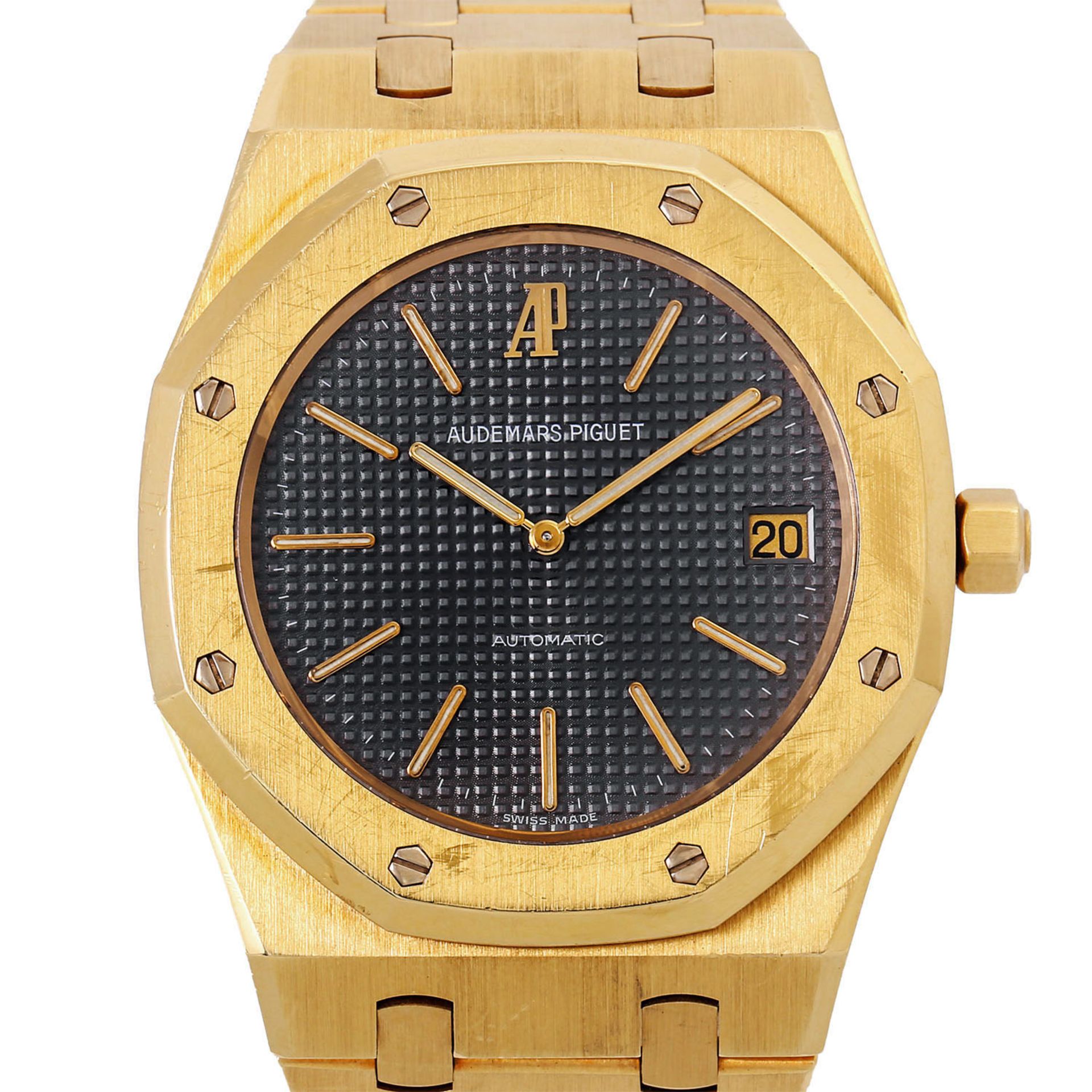 AUDEMARS PIGUET Royal Oak Jumbo "Jubilee", Ref. BA14802. Limitierte Herren Armbanduhr aus 1993.