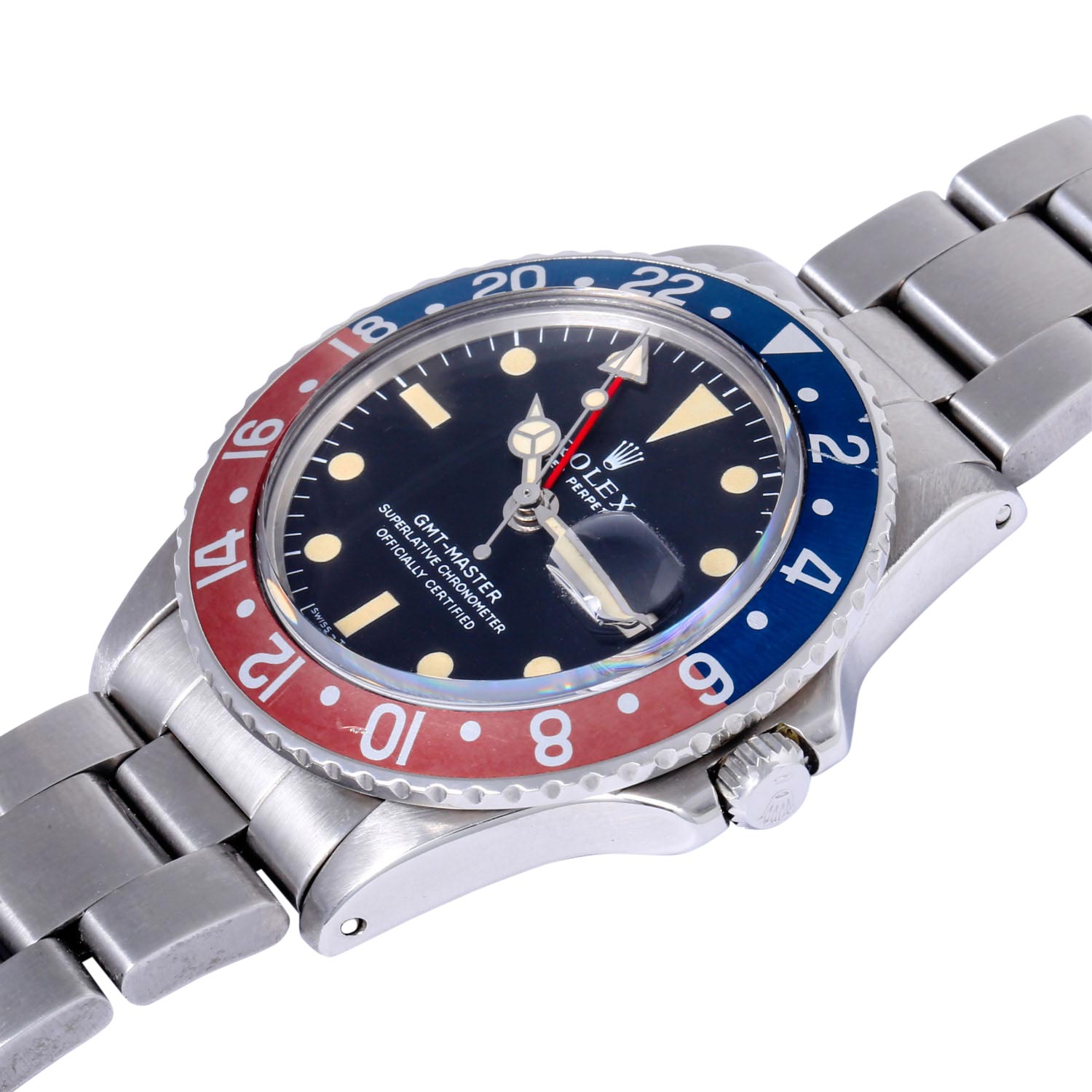 ROLEX Vintage GMT-Master Pepsi "Long E", Ref. 1675. Herren Armbanduhr aus ca. 1970. - Image 5 of 8