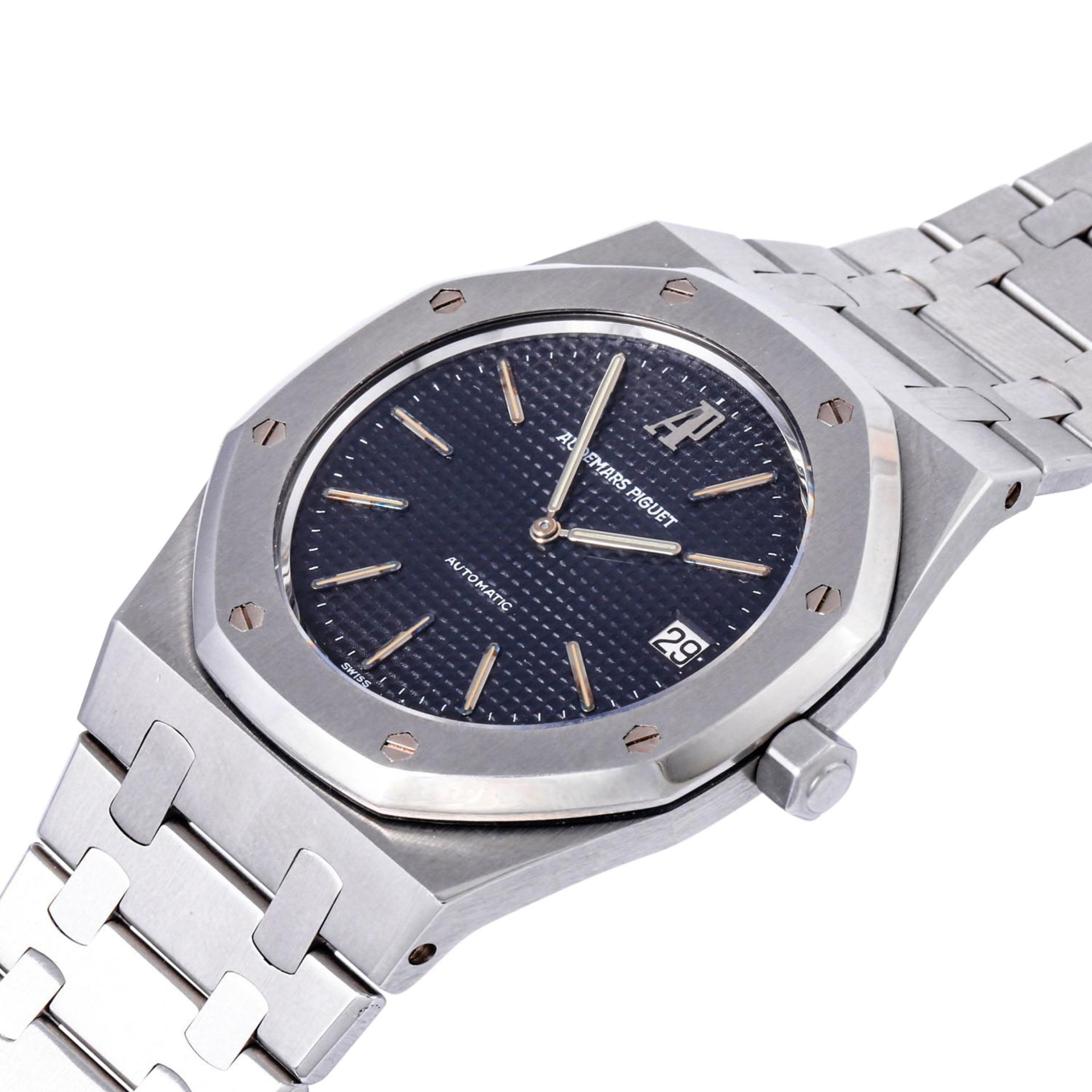 AUDEMARS PIGUET Vintage Royal Oak "Jumbo" D-Serie, Ref. 5402ST. Herren Armbanduhr. - Bild 5 aus 7