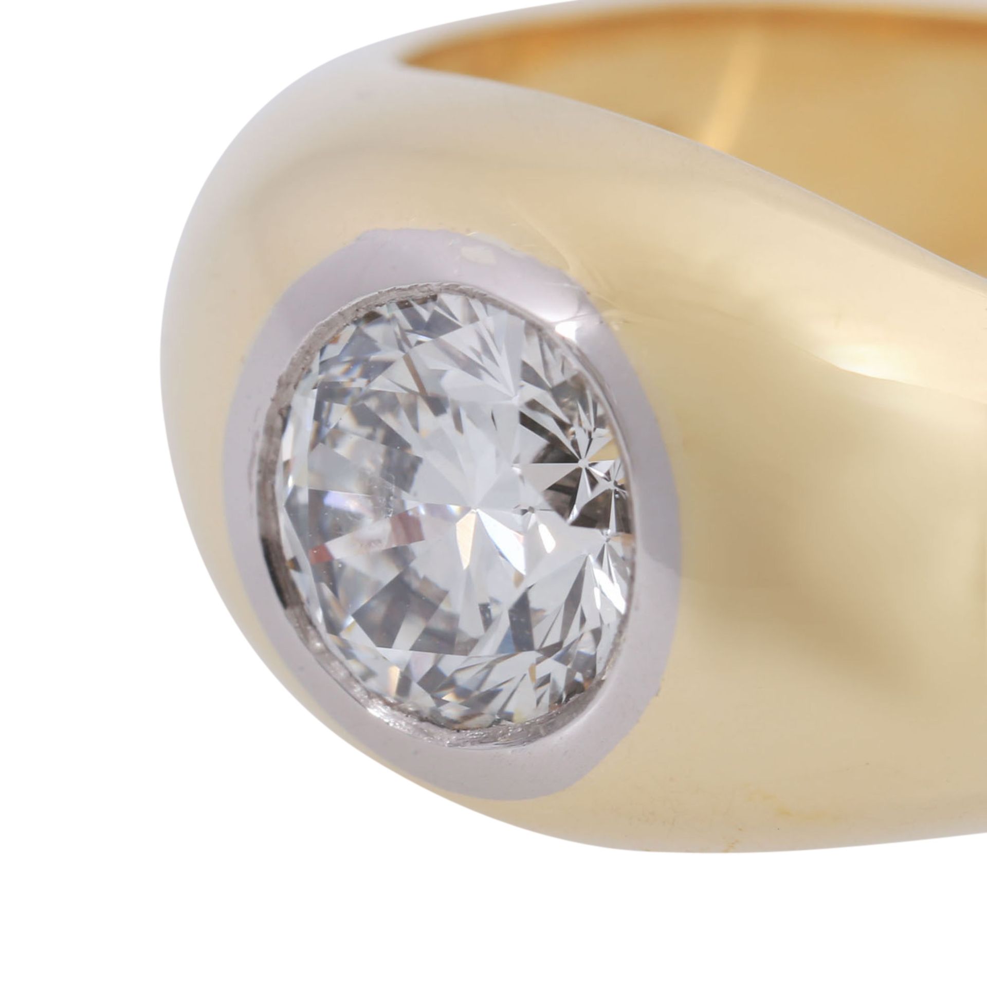 Ring mit Brillant 1,08 ct, - Bild 5 aus 6