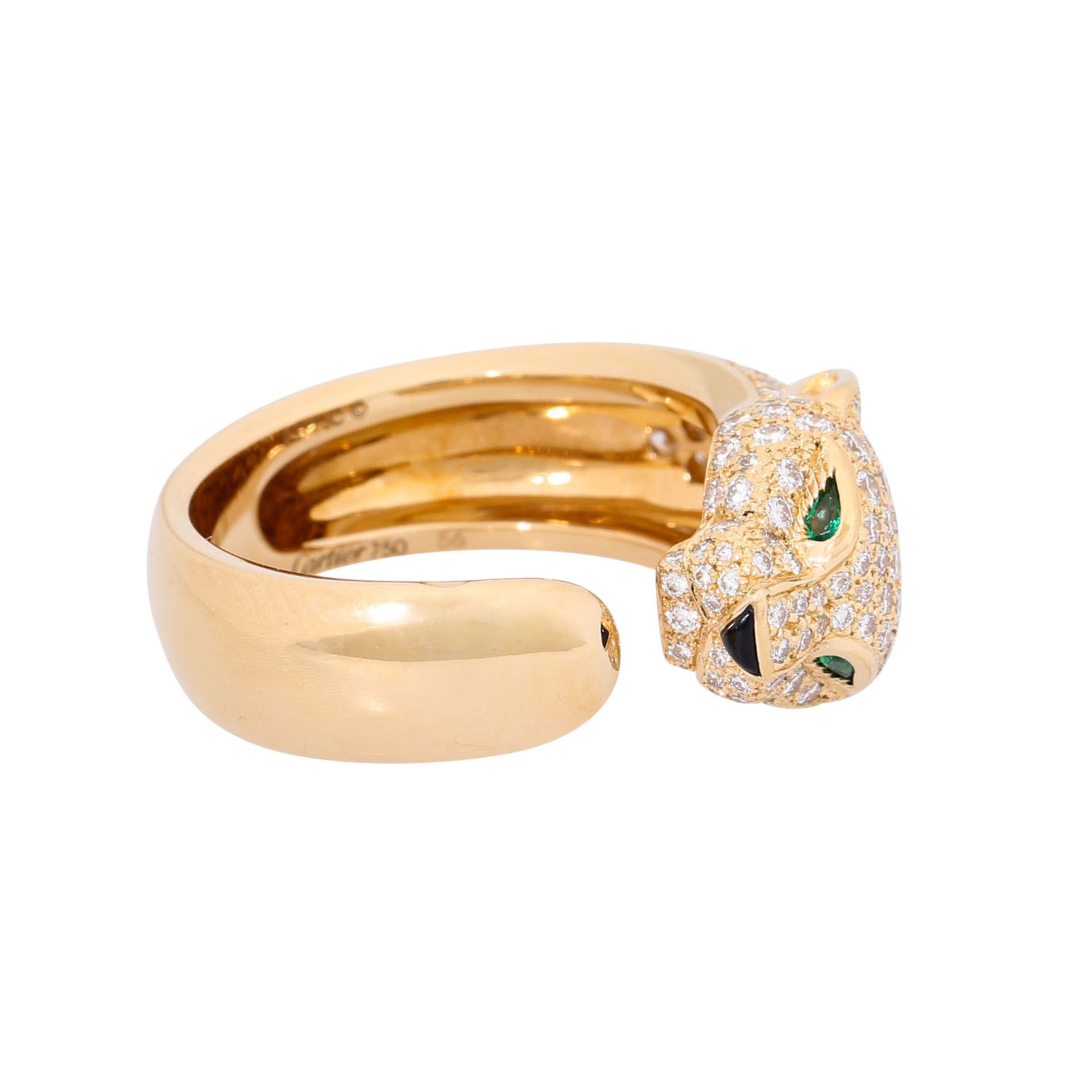 CARTIER Ring "Panthère Massai" mit Brillanten