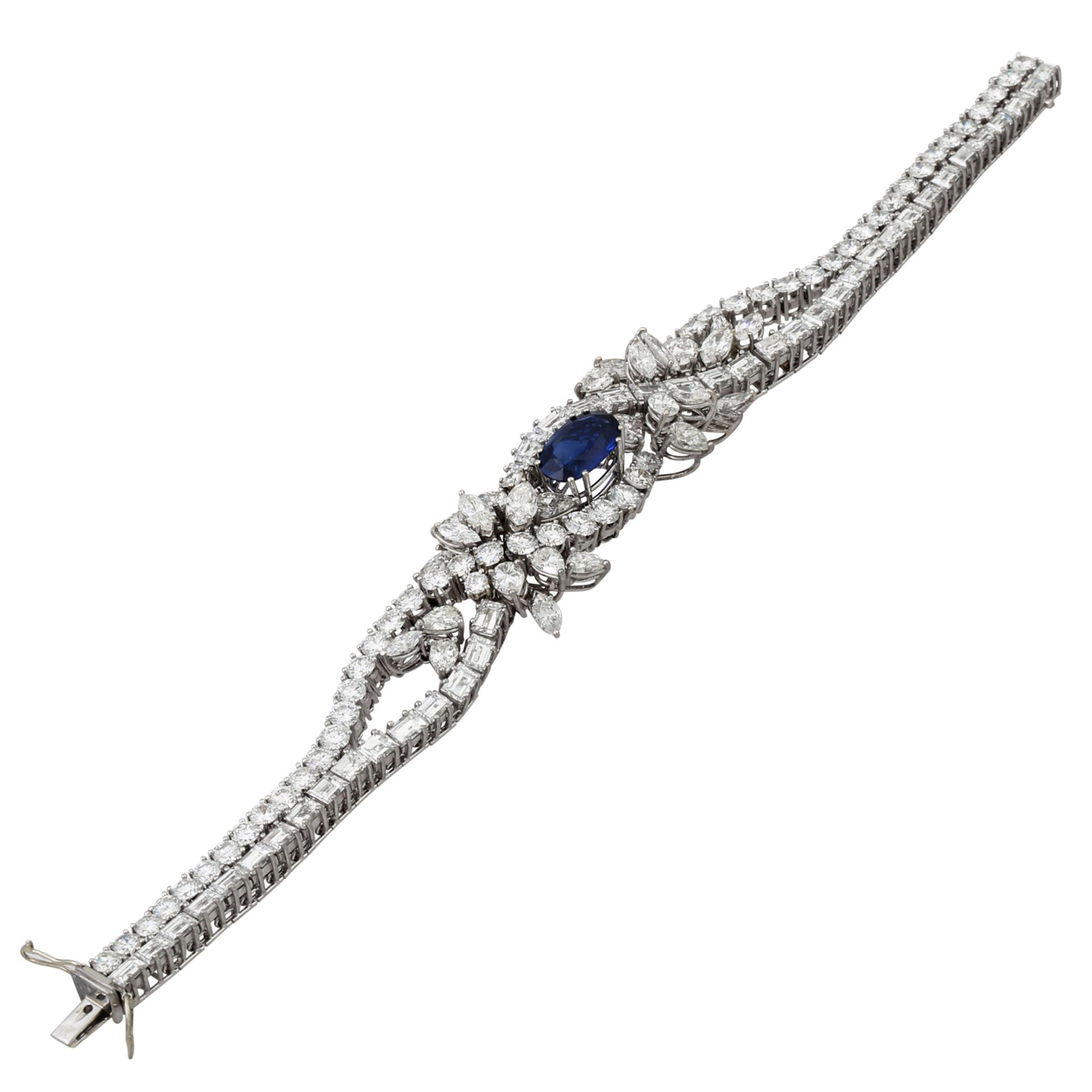 Armband mit zahlreichen Diamanten zus. ca. 23,5 ct - Bild 4 aus 8