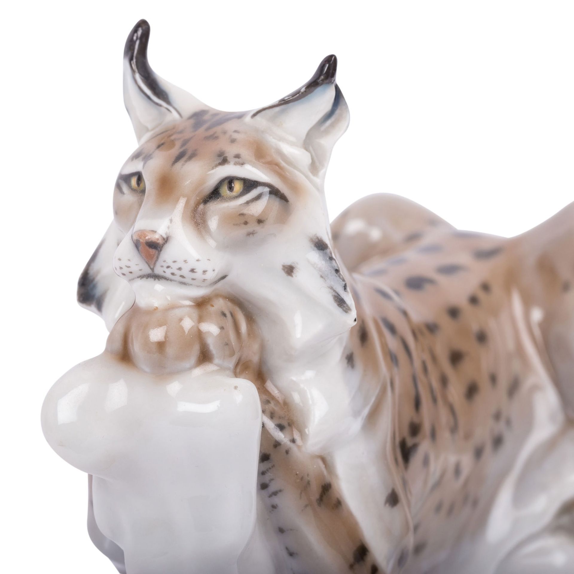 MEISSEN "Liegender Luchs" 1912-1924 - Bild 11 aus 12