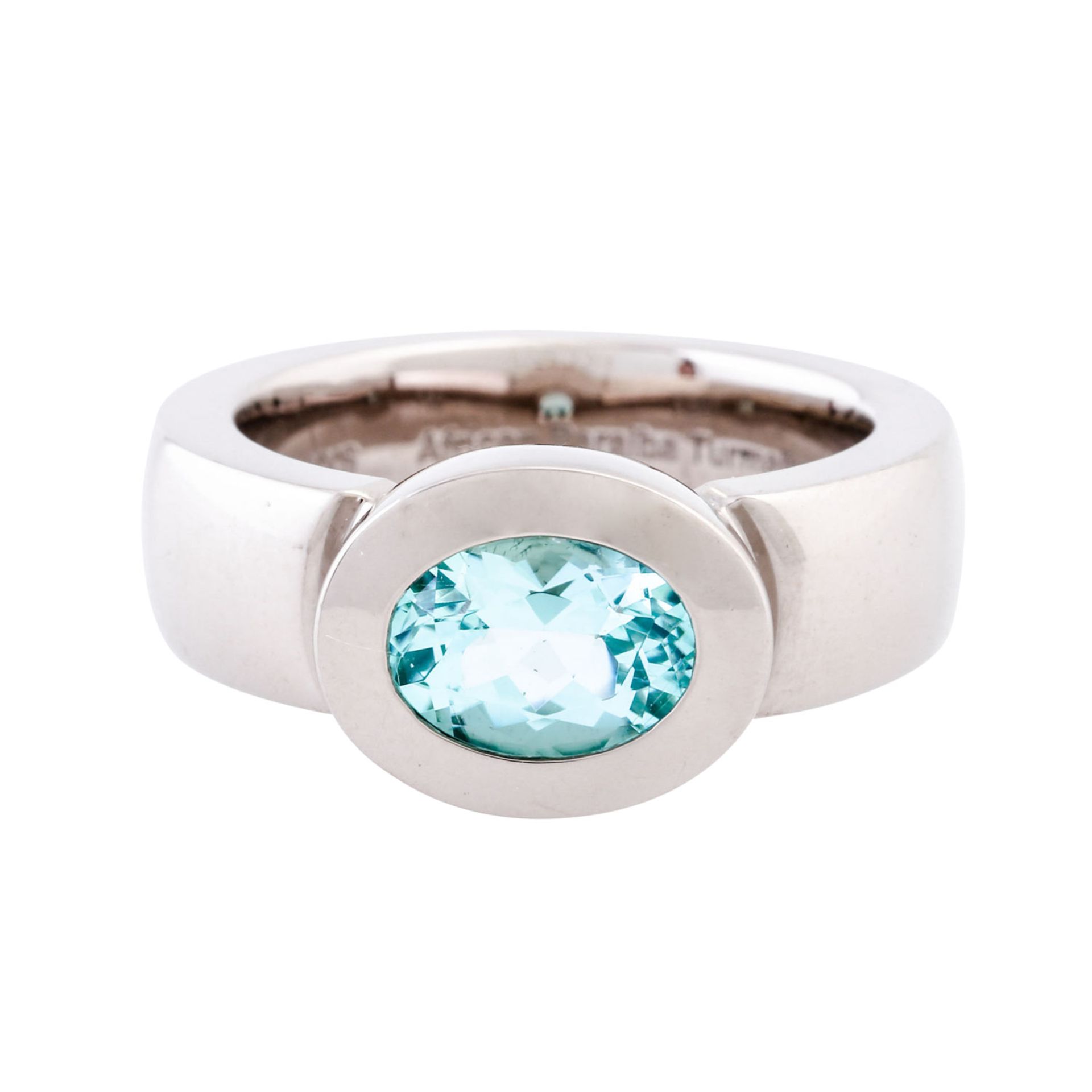 JOCHEN POHL Ring mit Paraiba Turmalin von 1,44 ct (punziert), - Image 2 of 5