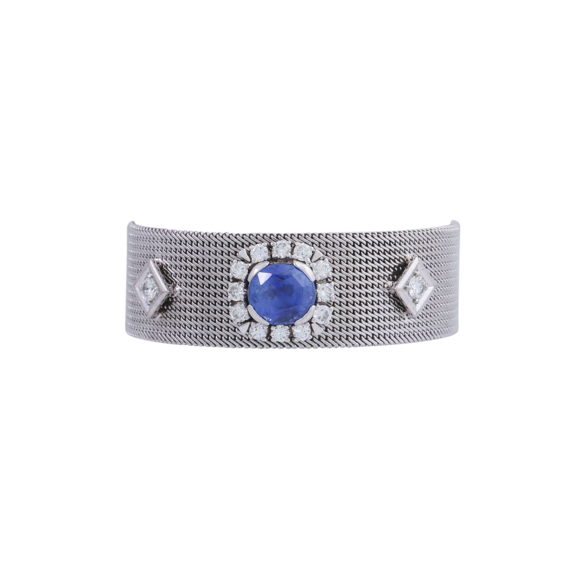 Armband mit feinem Saphir ca. 6,8 ct,