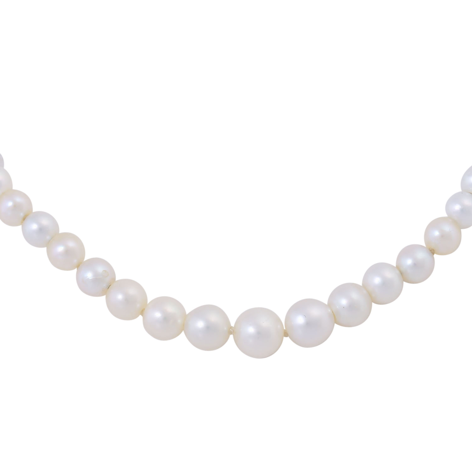 Feine Perlenkette, - Image 2 of 5