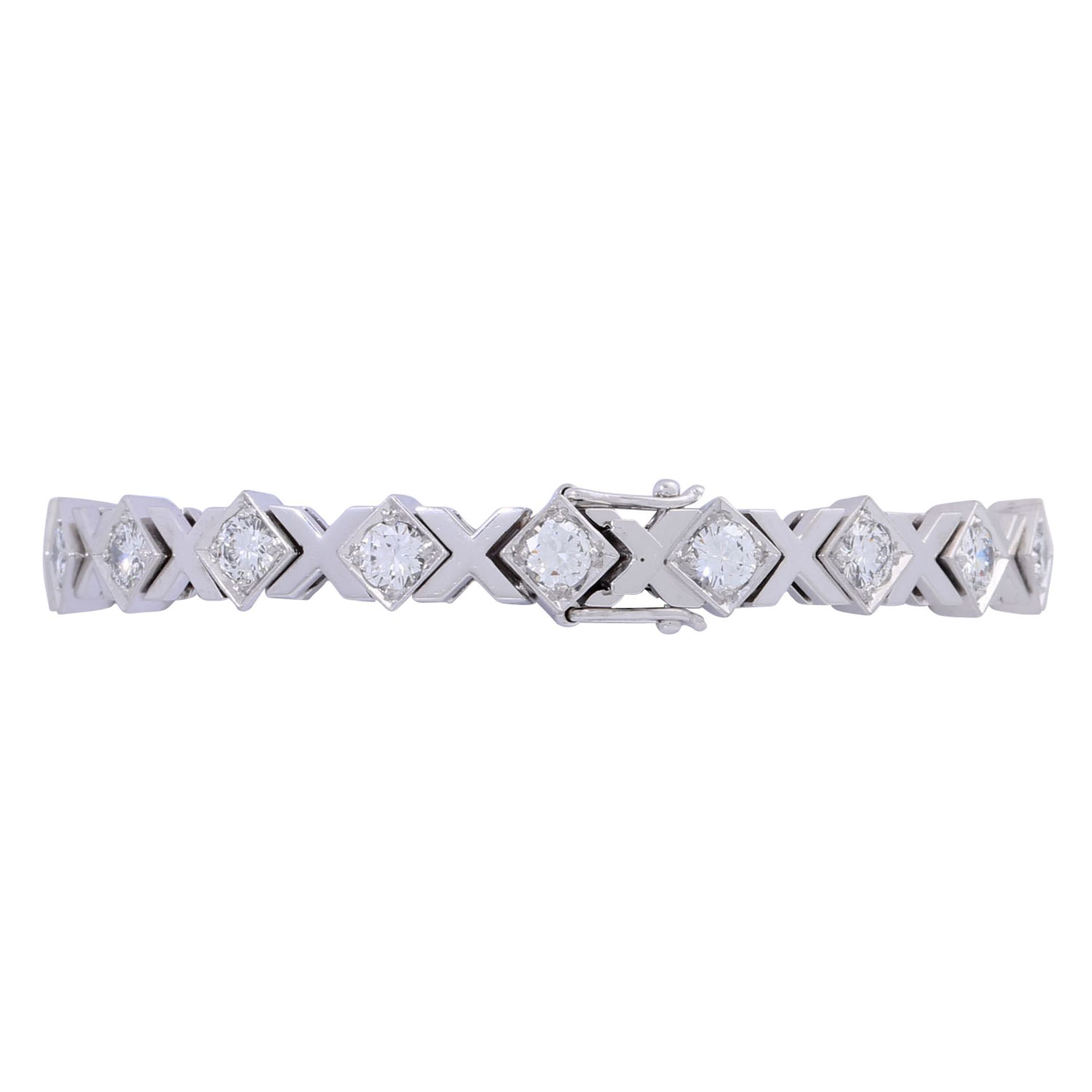 Armband mit 19 Brillanten zus. ca. 6,2 ct, - Image 2 of 5