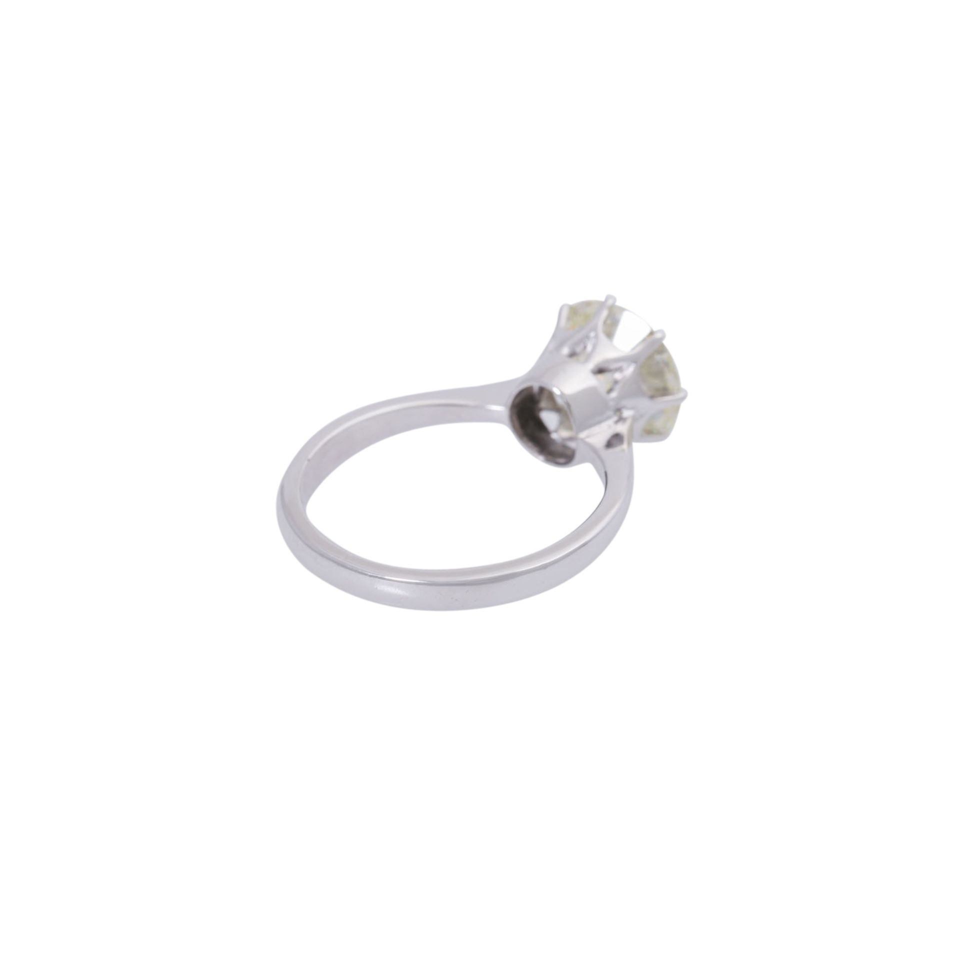 Ring mit schönem Altschliffdiamant von 2,42 ct, - Bild 3 aus 6