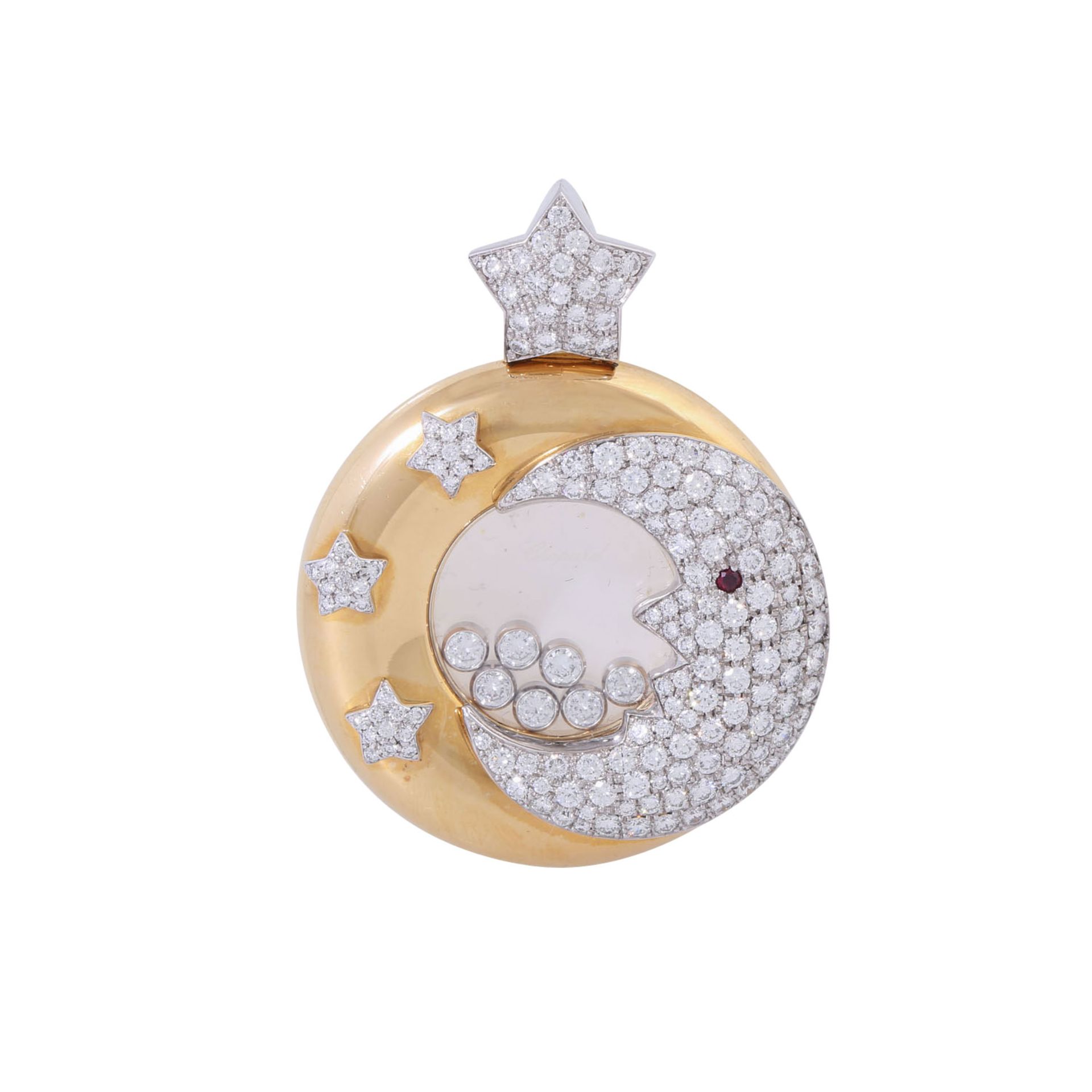 CHOPARD Anhänger "Happy Diamonds Moon Pendant"