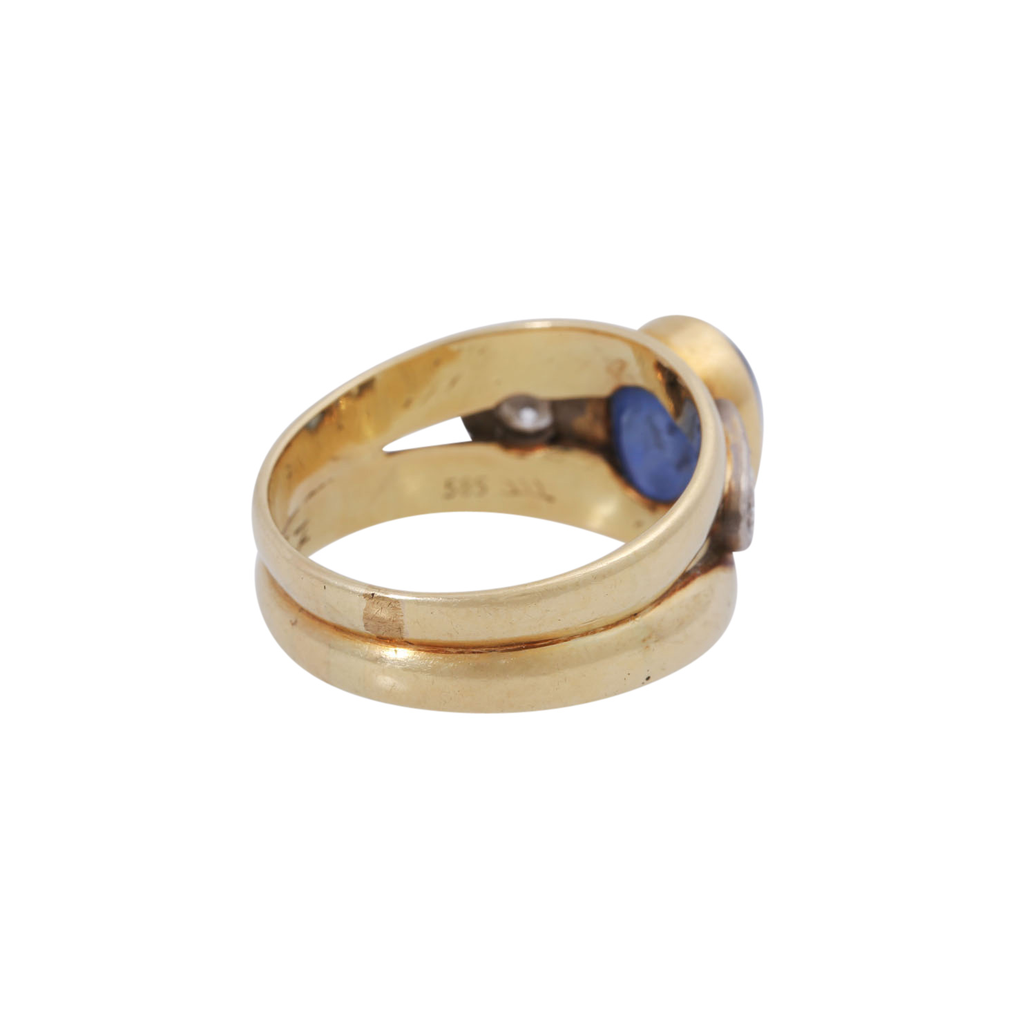 Ring mit Saphircabochon ca. 4,5 ct - Image 3 of 5