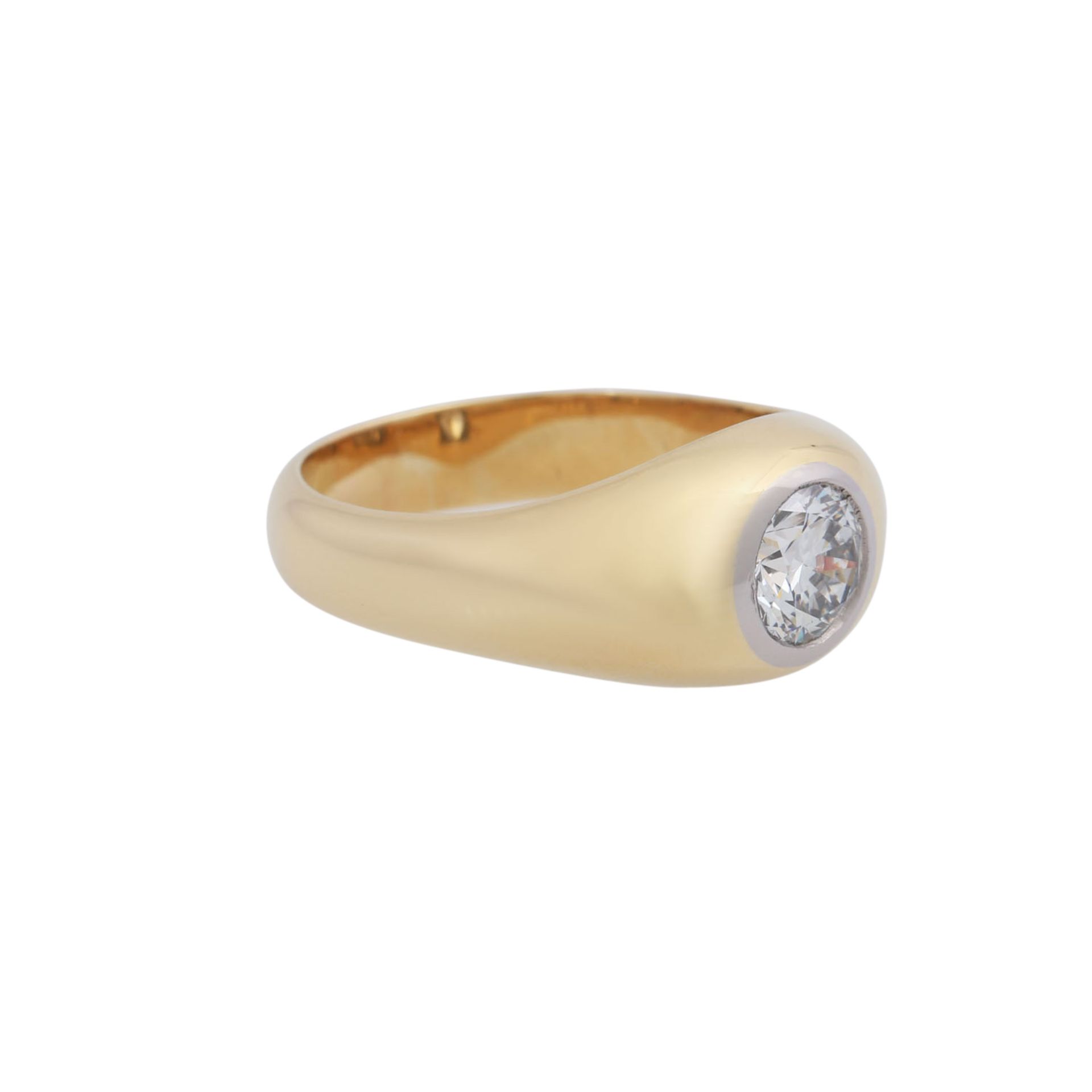 Ring mit Brillant 1,08 ct,