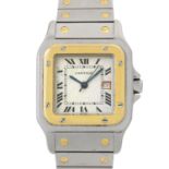 CARTIER Santos Galbée Ref. 2691 Herrenarmbanduhr von 1986.