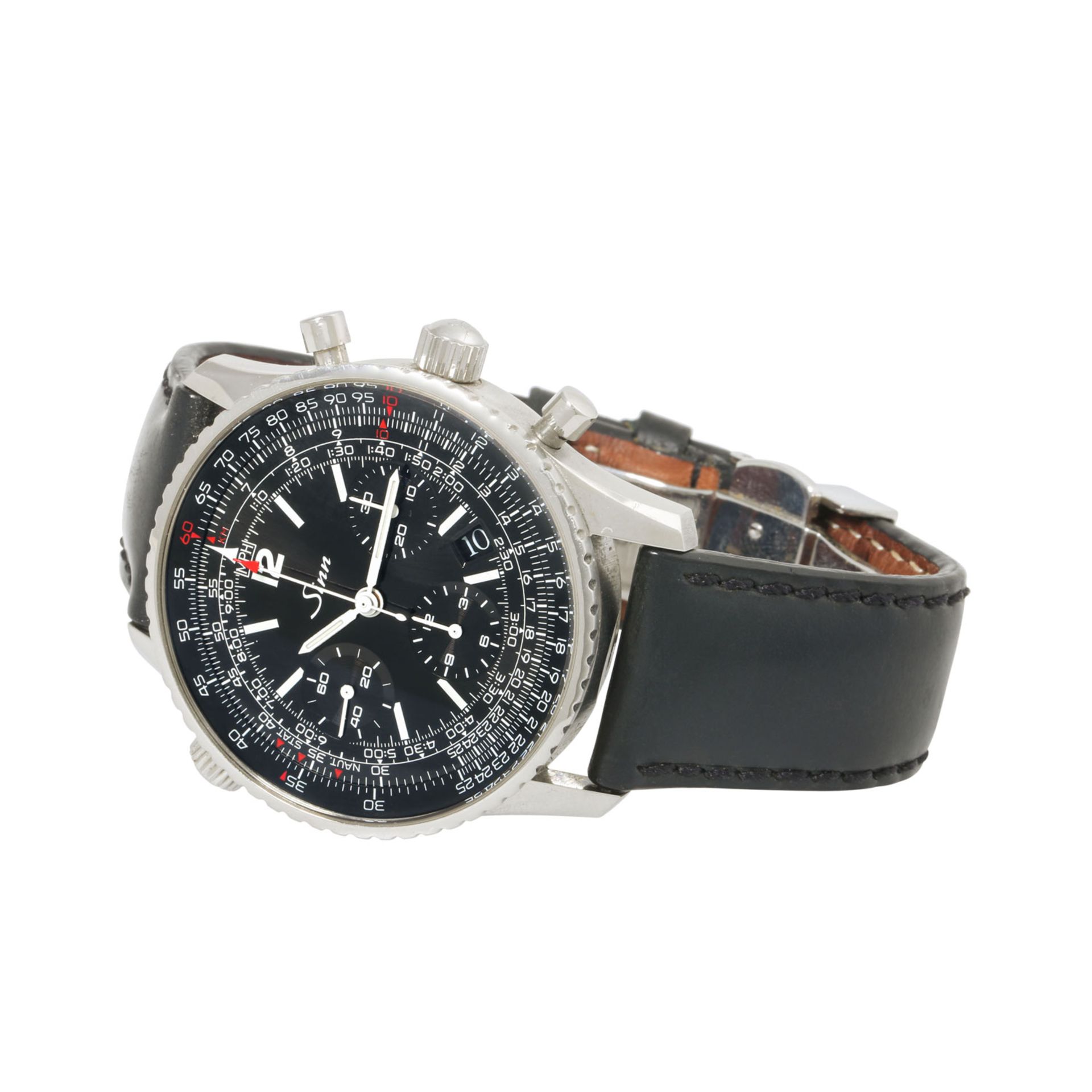 SINN 'Navigationsuhr', Chronograph., Ref. 903.041. Herrenarmbanduhr. - Image 6 of 8