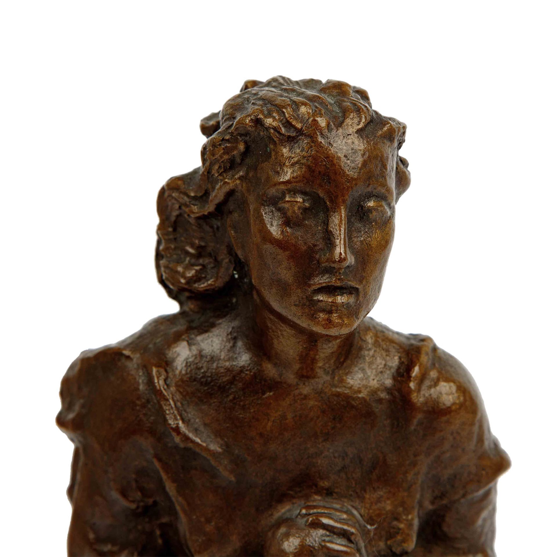 FEHRLE, JACOB WILHELM (1884-1974) "Frau mit Sanduhr" 1955 - Bild 5 aus 7