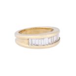 Ring mit Baguette-Diamanten zus. ca. 1 ct,