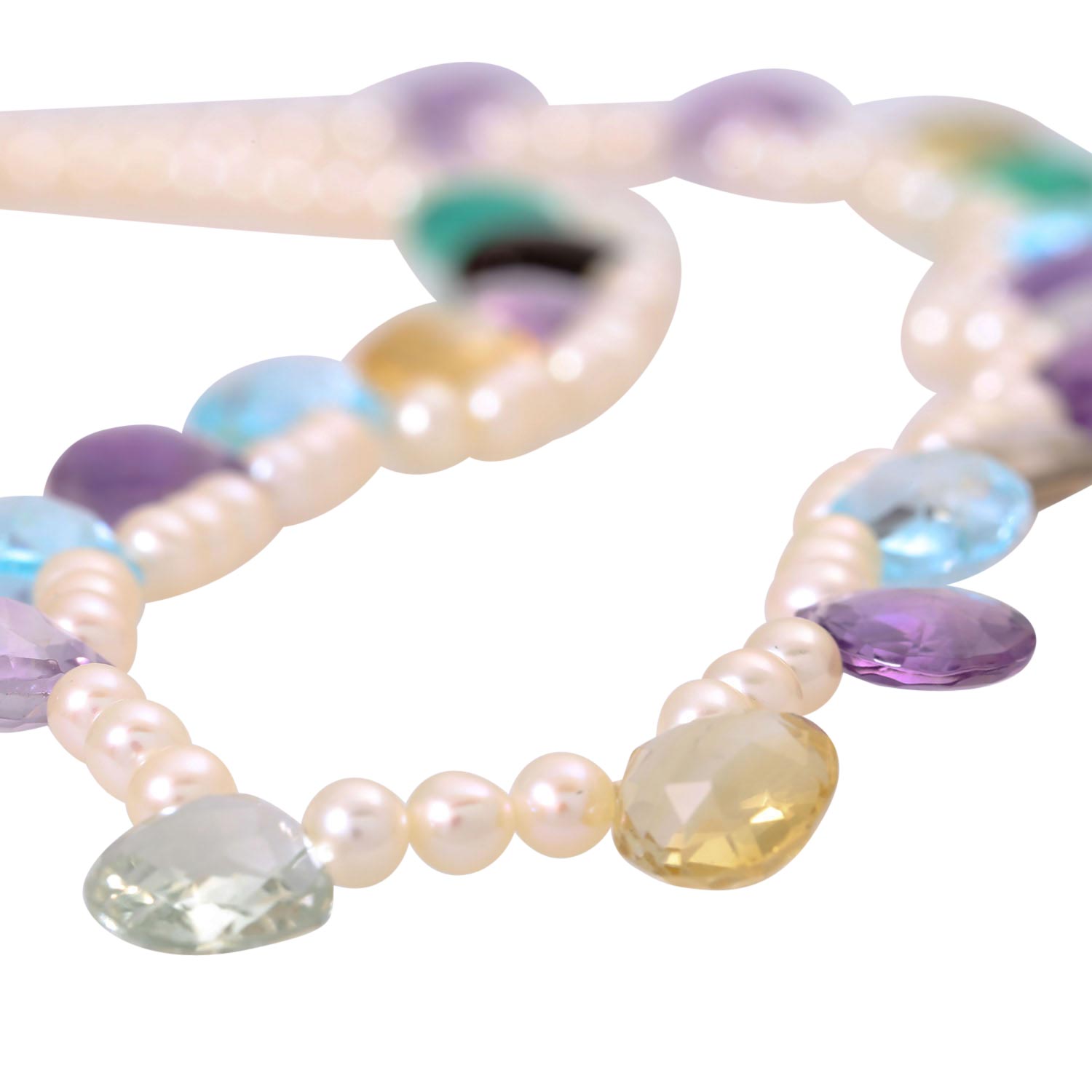 Perlenkette mit facettierten Tropfen - Image 5 of 5