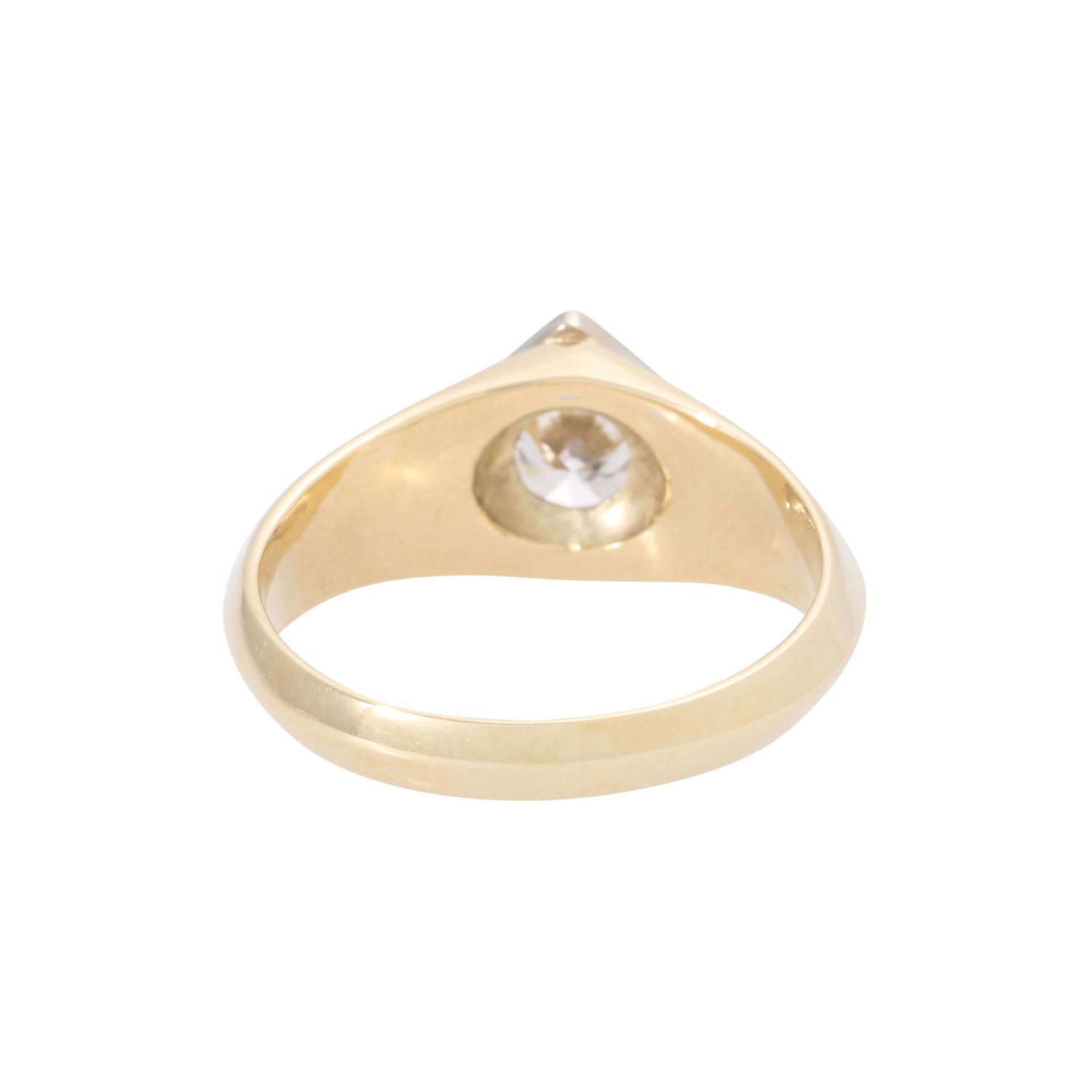 Solitärring mit Brillant von 1,32 ct, - Image 3 of 6