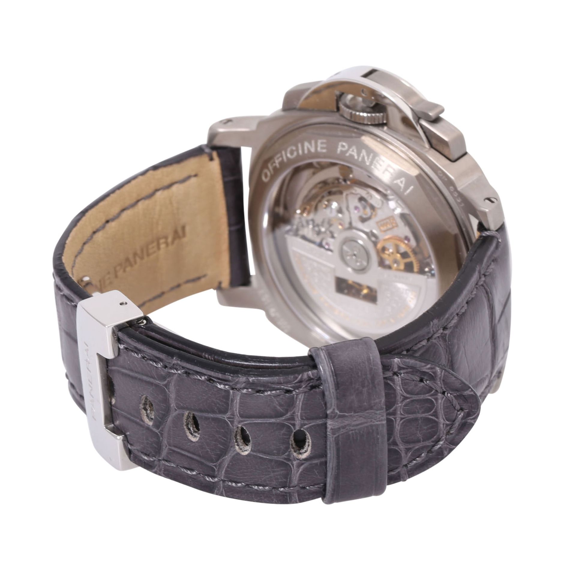 PANERAI Luminor Chronograph Ref. PAM 000052 Herrenarmbanduhr. - Image 8 of 10