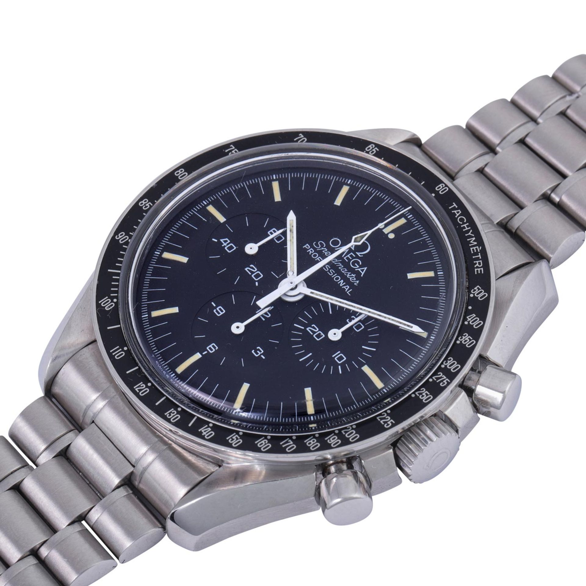 OMEGA Neo-Vintage Speedmaster Professional "Moonwatch", Ref. 3590.50. Ca. 1995. - Bild 5 aus 7