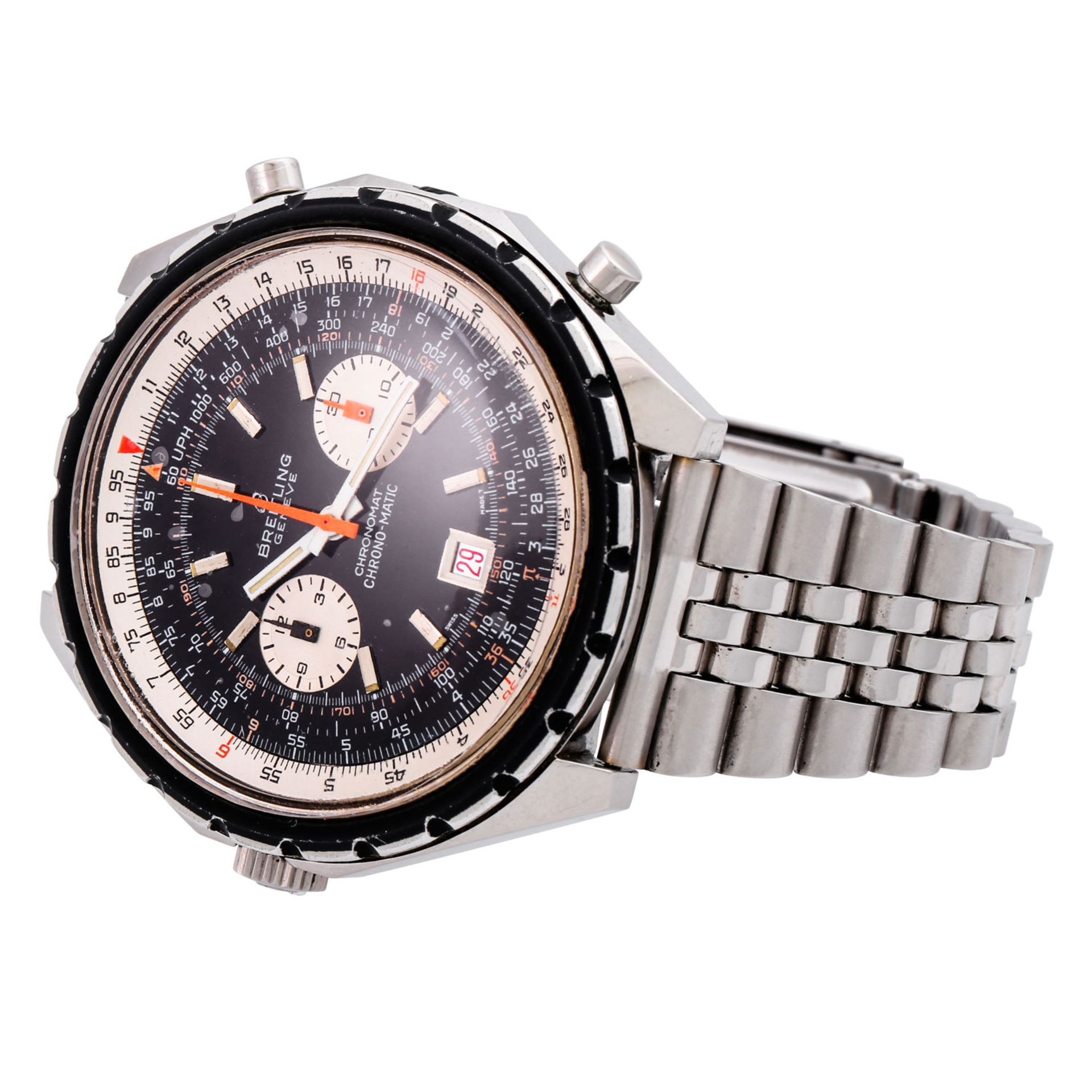 BREITLING Vintage Chrono-Matic Herrenarmbanduhr Ref. 1806 - Image 6 of 7