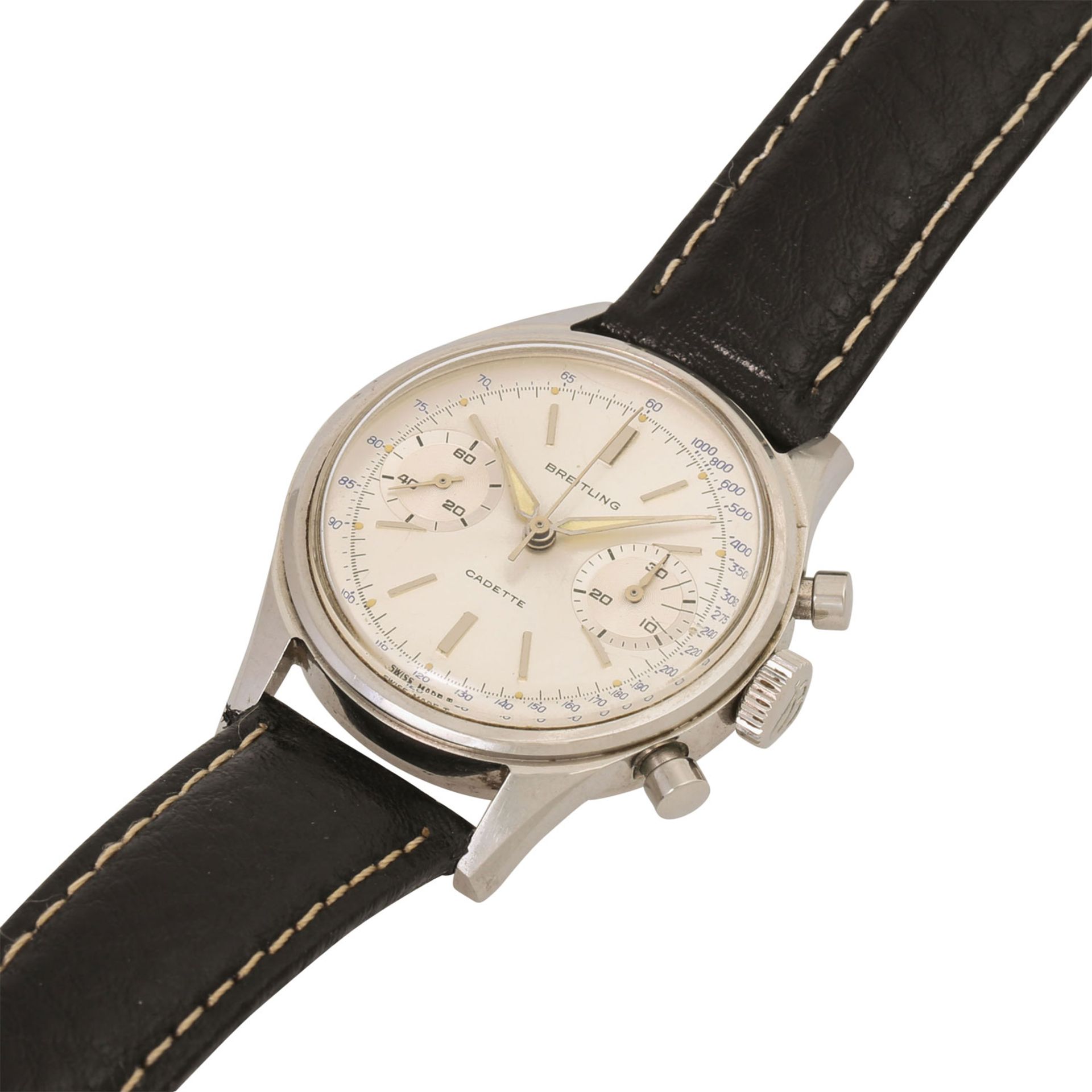 BREILTING Vintage "Cadette" Chronograph, Ref. 1158. Ca. 1960er Jahre. - Image 5 of 7