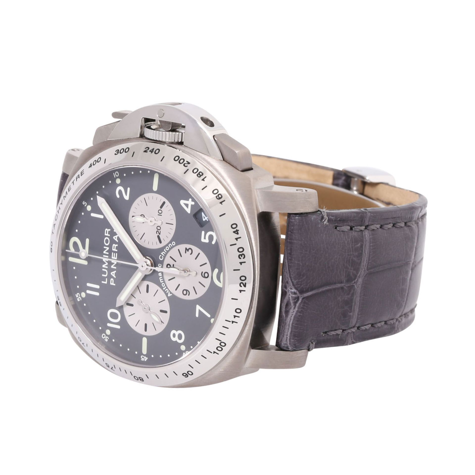 PANERAI Luminor Chronograph Ref. PAM 000052 Herrenarmbanduhr.  - Bild 6 aus 10