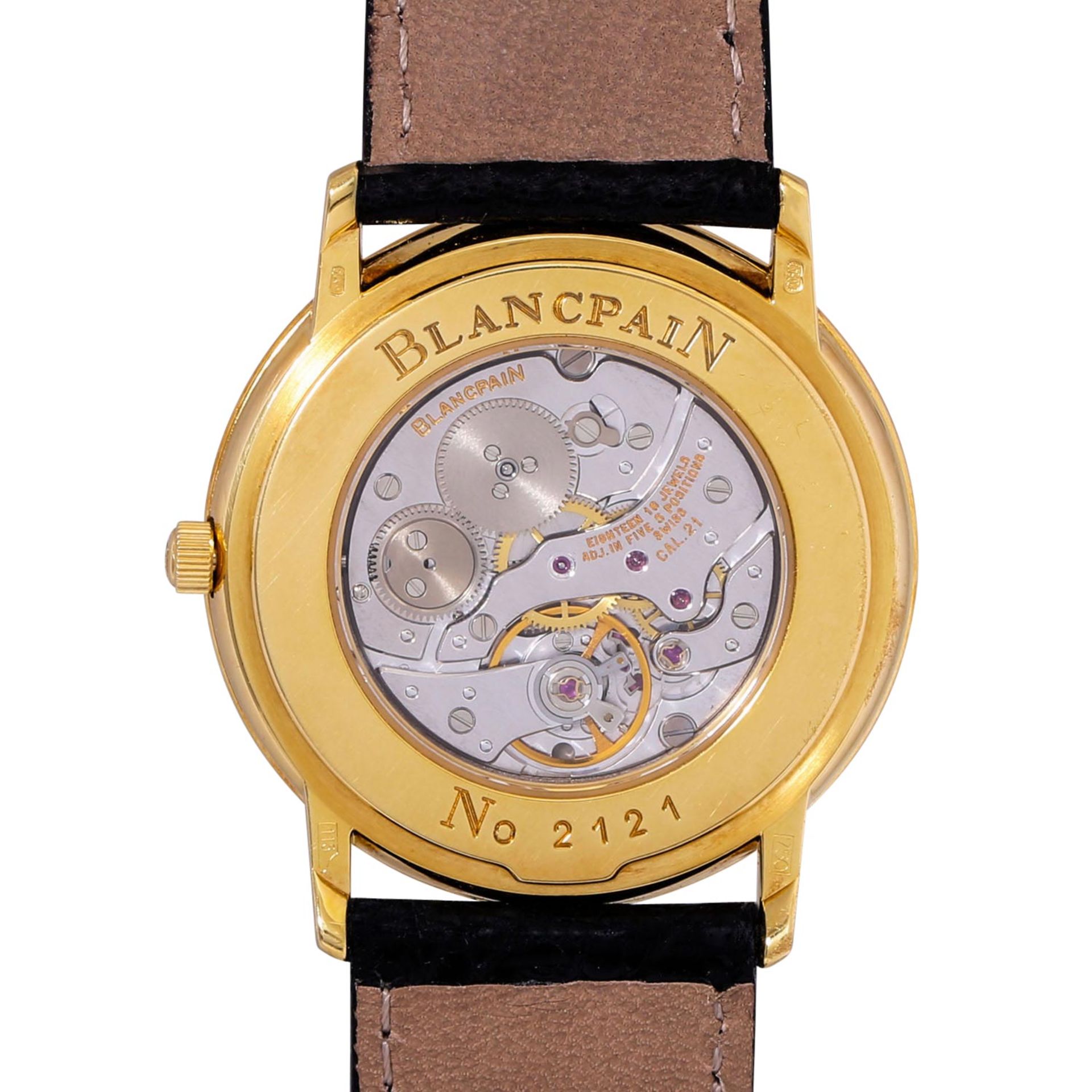 BLANCPAIN Villeret Ref. 0021-1418 ultraflache Herren Armbanduhr.  - Bild 2 aus 7