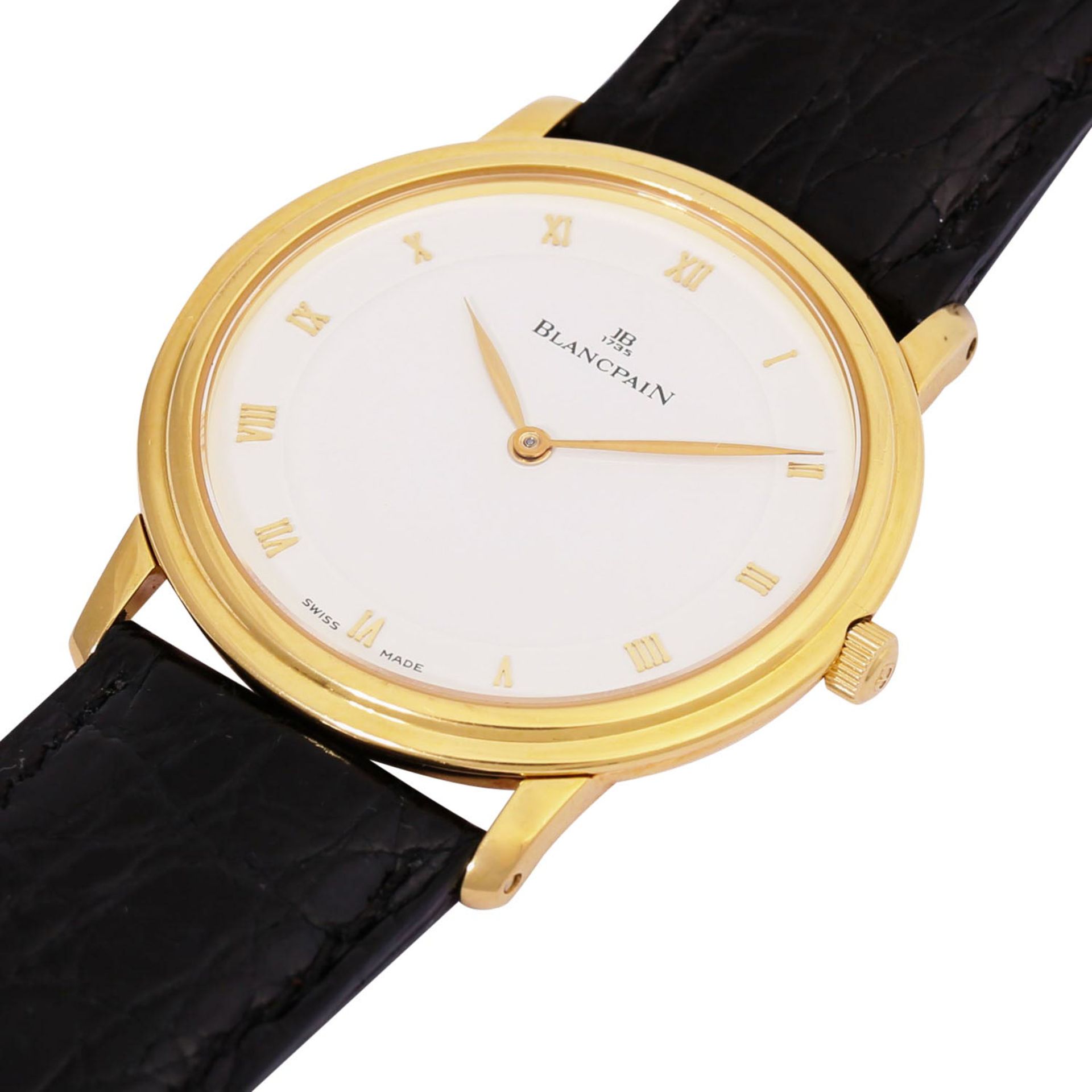BLANCPAIN Villeret Ref. 0021-1418 ultraflache Herren Armbanduhr.  - Bild 5 aus 7