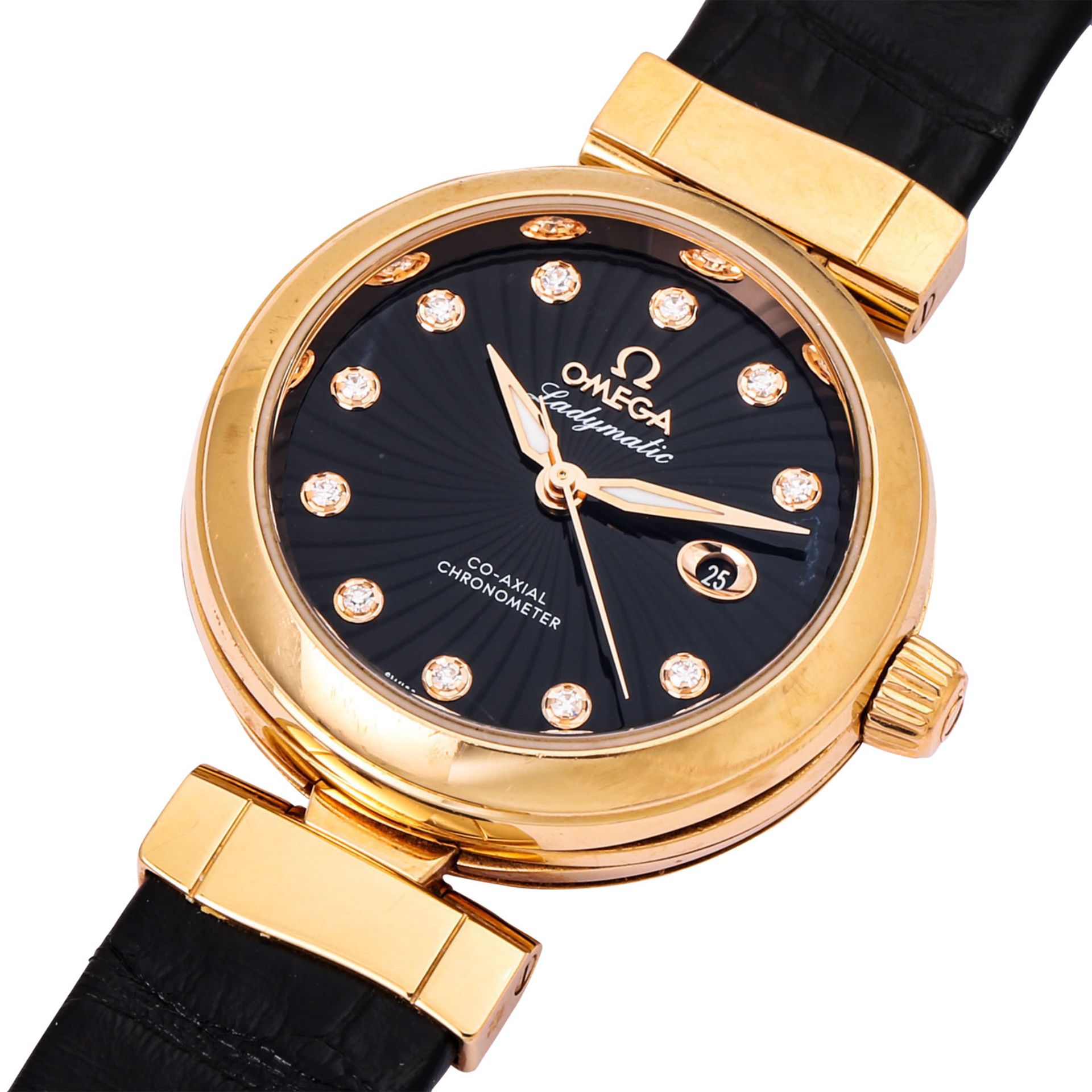 OMEGA DeVille Ladymatic Co-Axial Chronometer Damen Armbanduhr.  - Bild 5 aus 8
