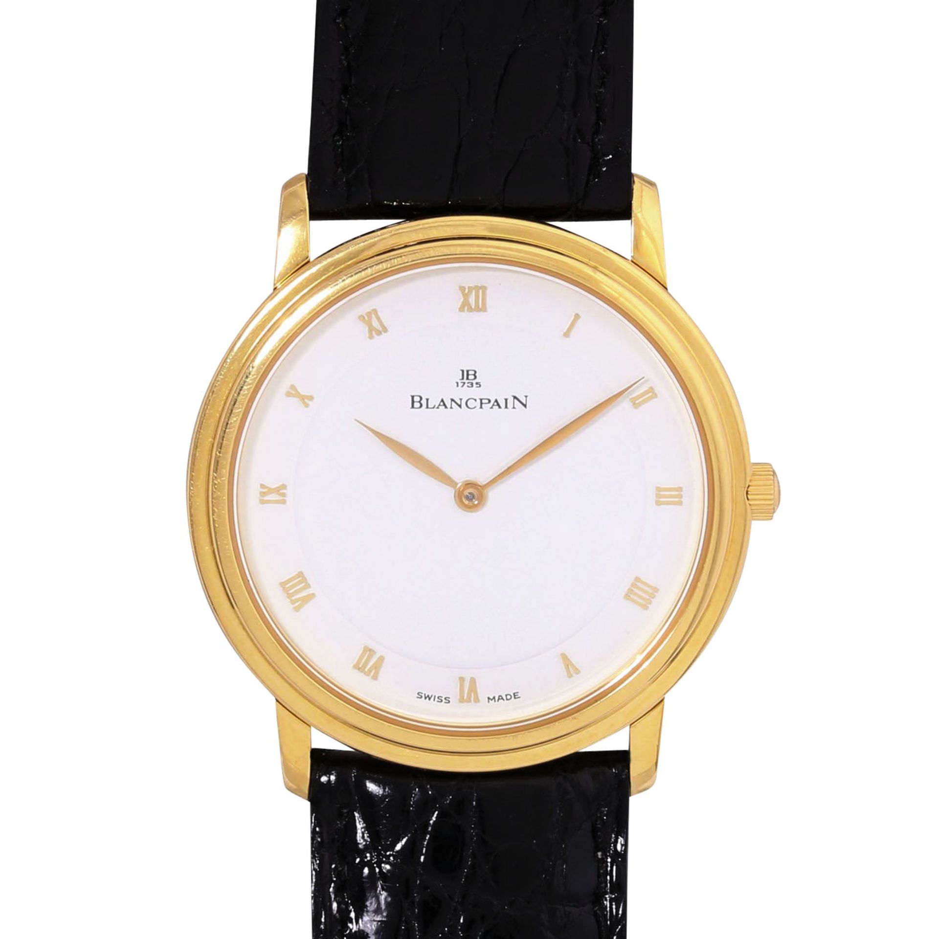BLANCPAIN Villeret Ref. 0021-1418 ultraflache Herren Armbanduhr. 