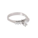 Ring mit Diamanten zus. ca. 0,60 ct,