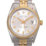 ROLEX Vintage Datejust 36 "Wideboy" Armbanduhr, Ref. 1601. Ca. 1972.