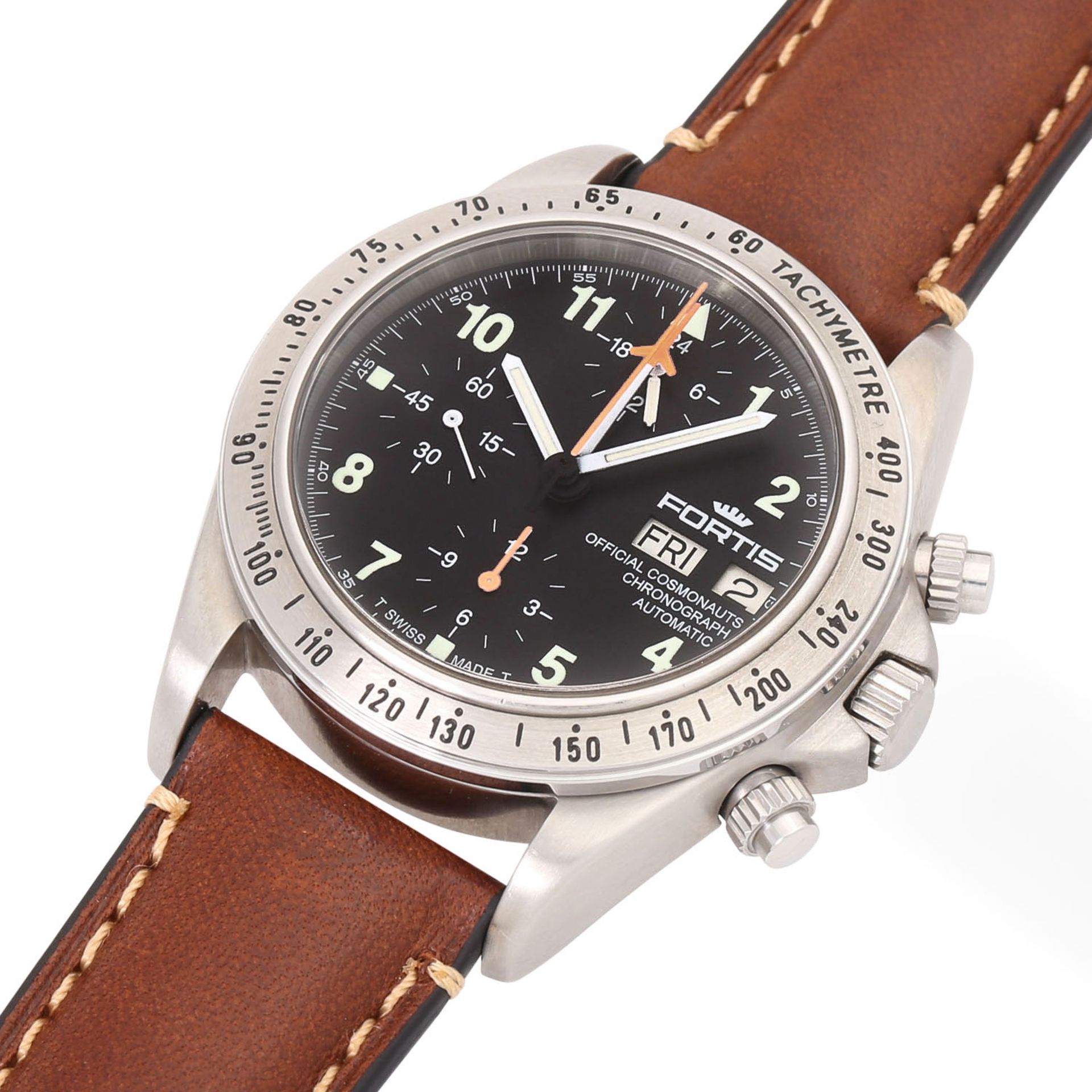 FORTIS Cosmonauts Chronograph GMT Ref. 602.10.42 Herren Armbanduhr.  - Bild 5 aus 7