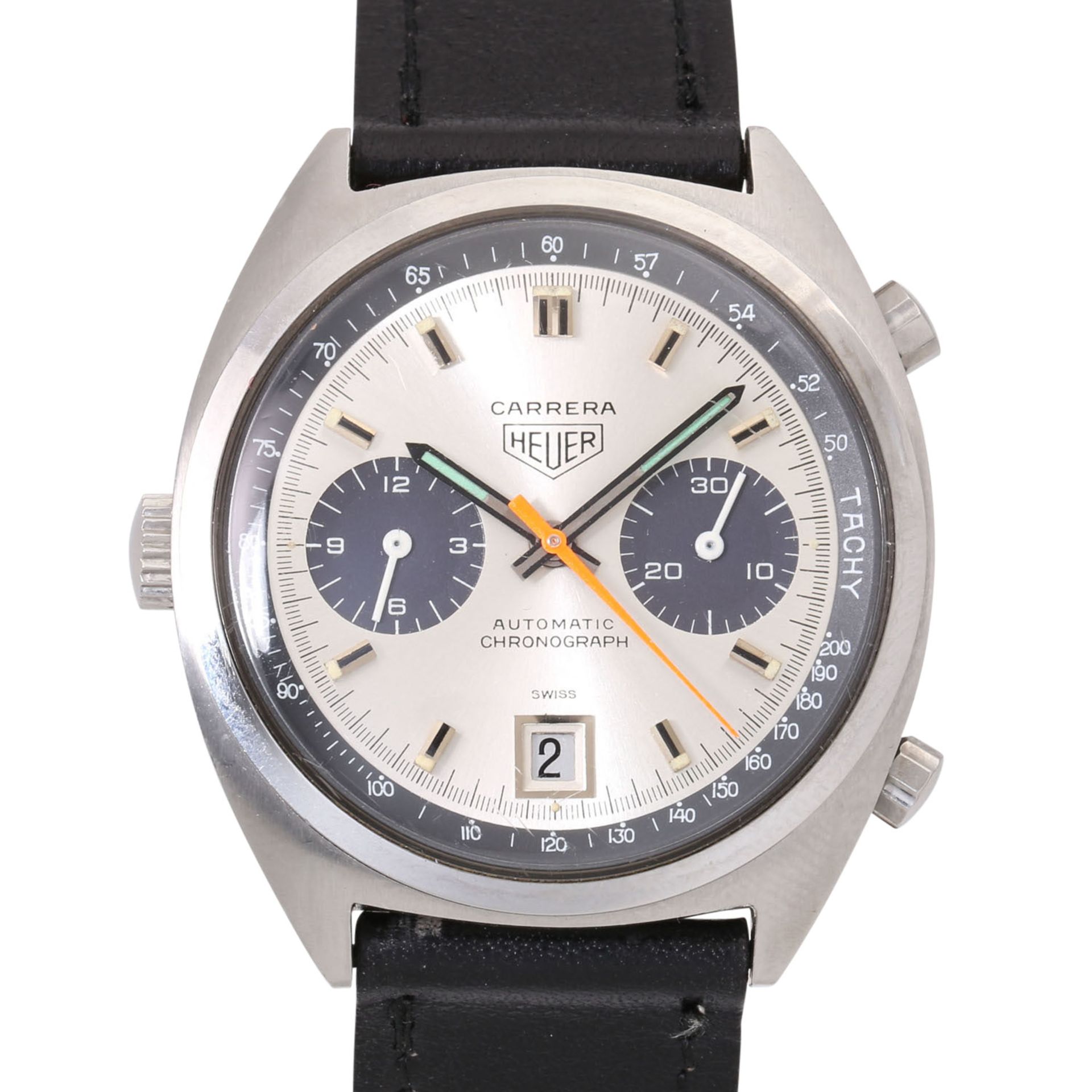 HEUER Vintage Carrera Chronograph Ref. 1153 Herren Armbanduhr. 