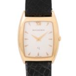 BUCHERER 18K Herren Tonneau Armbanduhr Ref. 956.049.