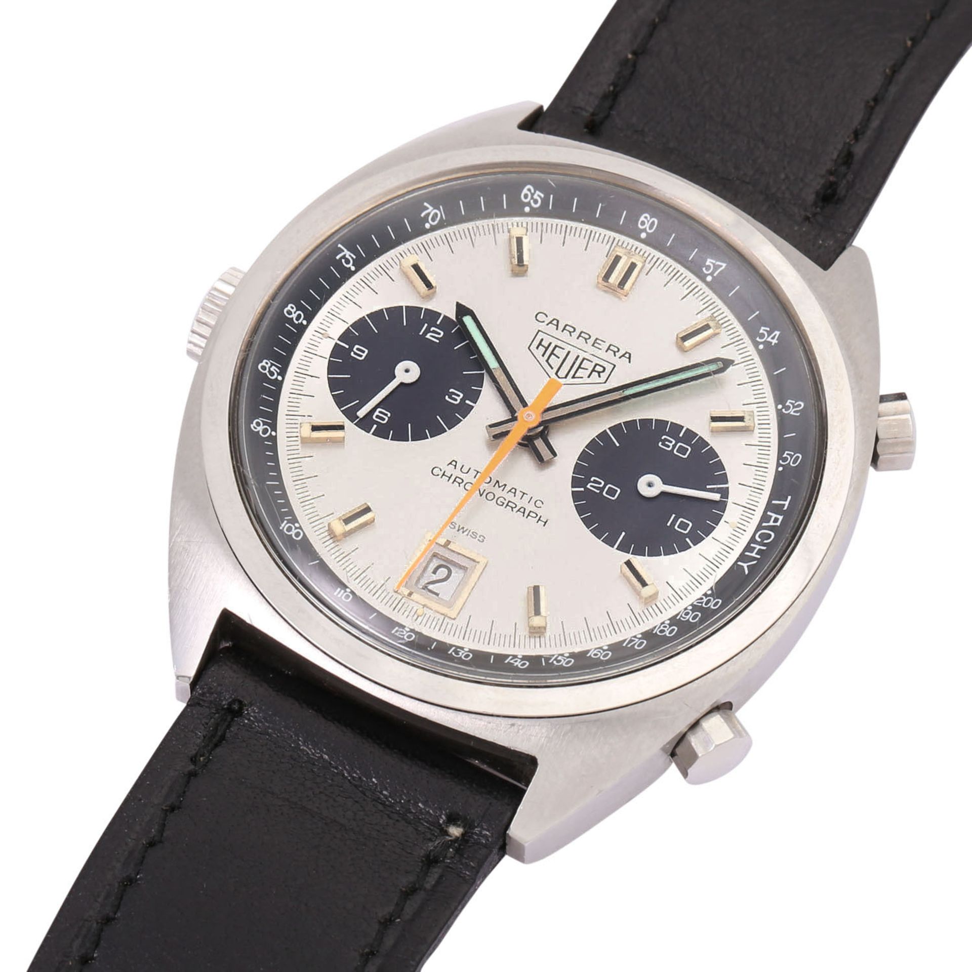 HEUER Vintage Carrera Chronograph Ref. 1153 Herren Armbanduhr.  - Bild 5 aus 7