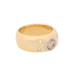 JACOBI Ring mit Brillant von ca. 0,7 ct,