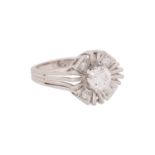 Ring mit Brillant von ca. 1 ct,