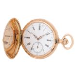 SYSTEME GLASHÜTTE antike Savonette Taschenuhr.