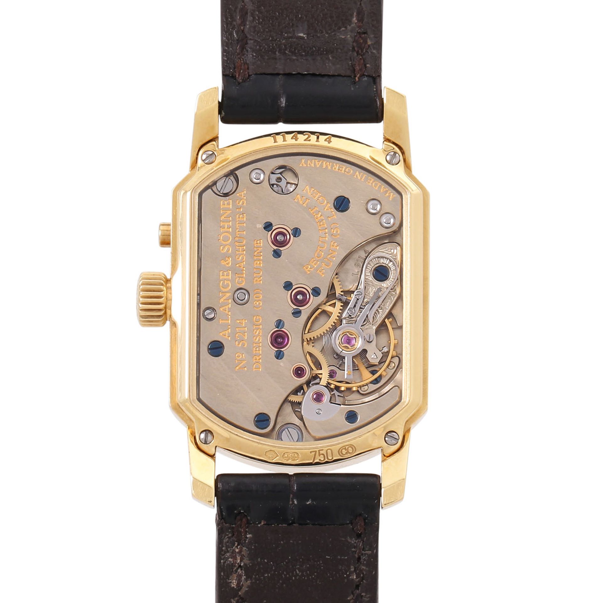 A. LANGE & SÖHNE Neo-Vintage "Arkade" Damen Armbanduhr, Ref. 103.021. Aus 1997. - Bild 2 aus 8