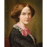 POESSENBACHER, MATTHÄUS (1831-1894) "Halbportrait einer Dame" 1854