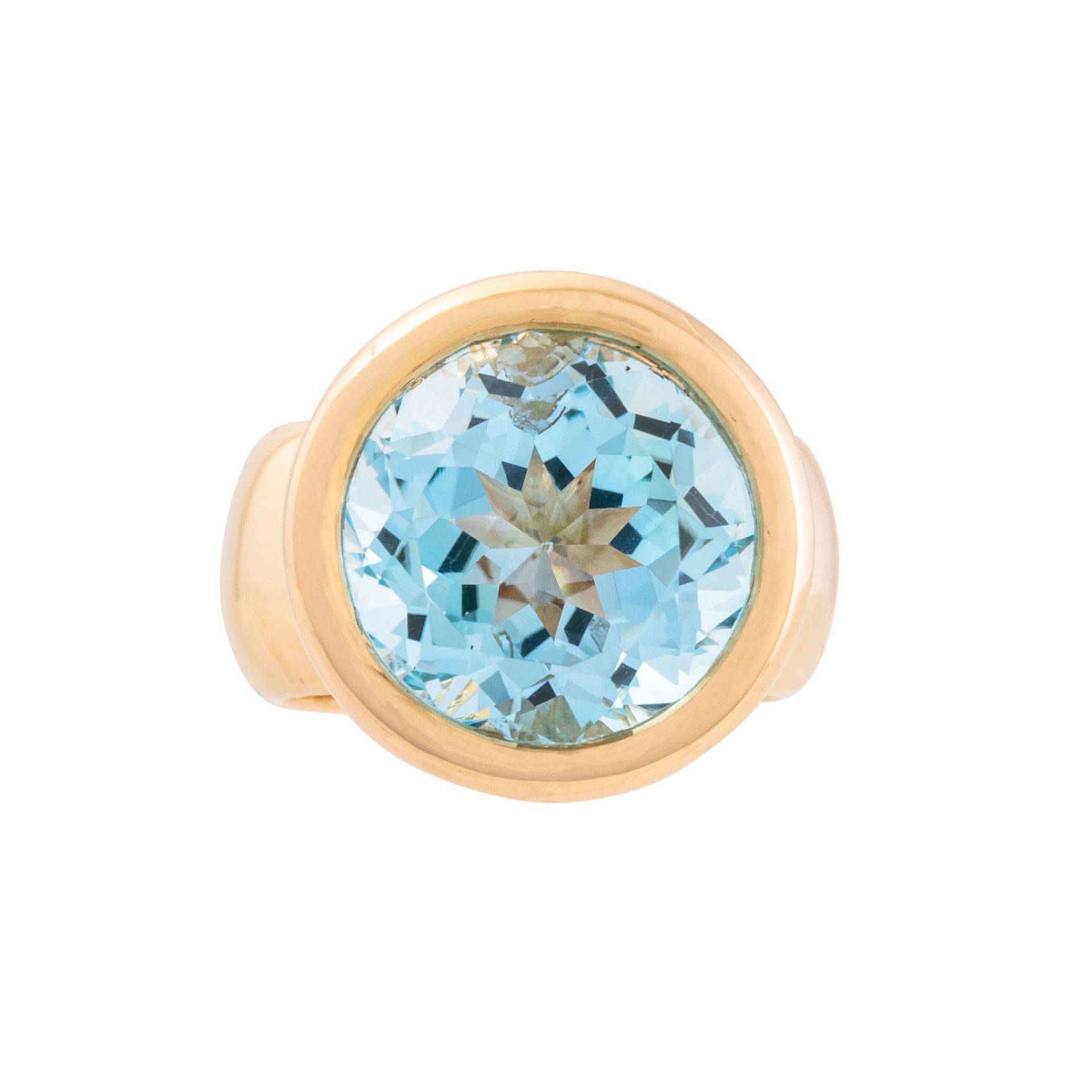 Ring mit Blautopas von 12,9 ct,  - Bild 2 aus 4