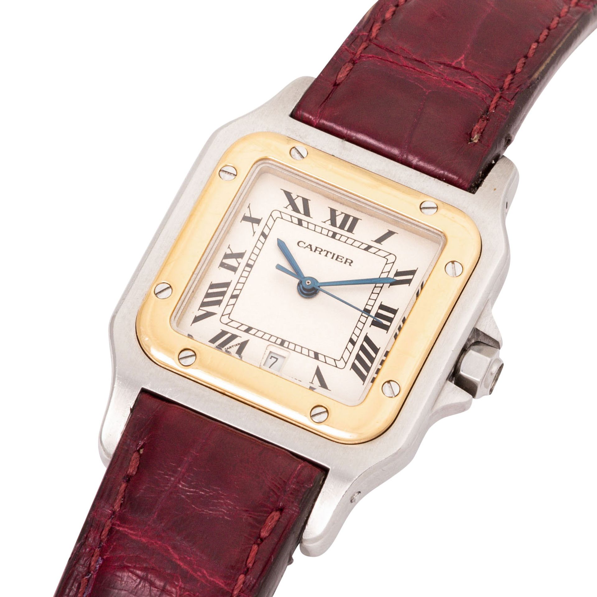 CARTIER Santos Galbée Ref. 187901 Herren Armbanduhr.  - Bild 5 aus 7