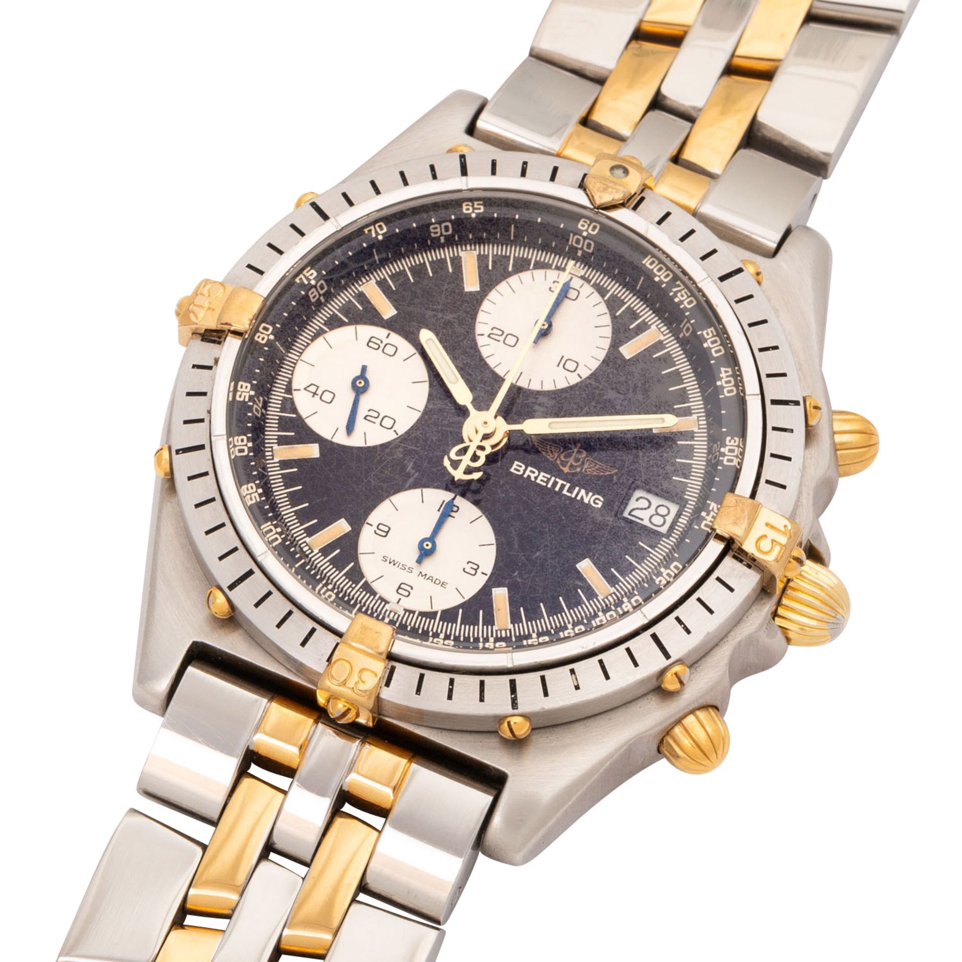 BREITLING Chronomat Ref. 81950 Herren Armbanduhr von 1990. - Bild 5 aus 8